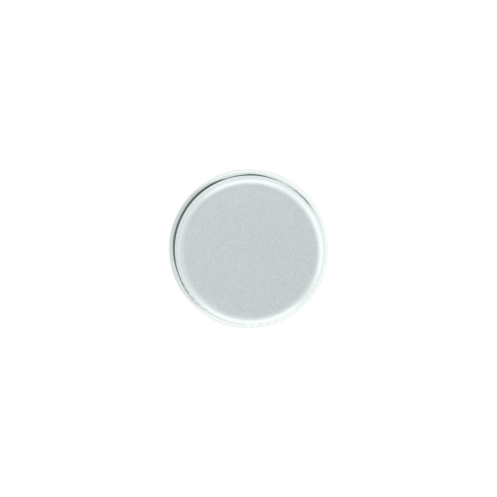 Capac cu filet, metalic, argintiu, pentru gura: 24/410 Capac cu filet, metalic, argintiu, pentru gura: 24/410