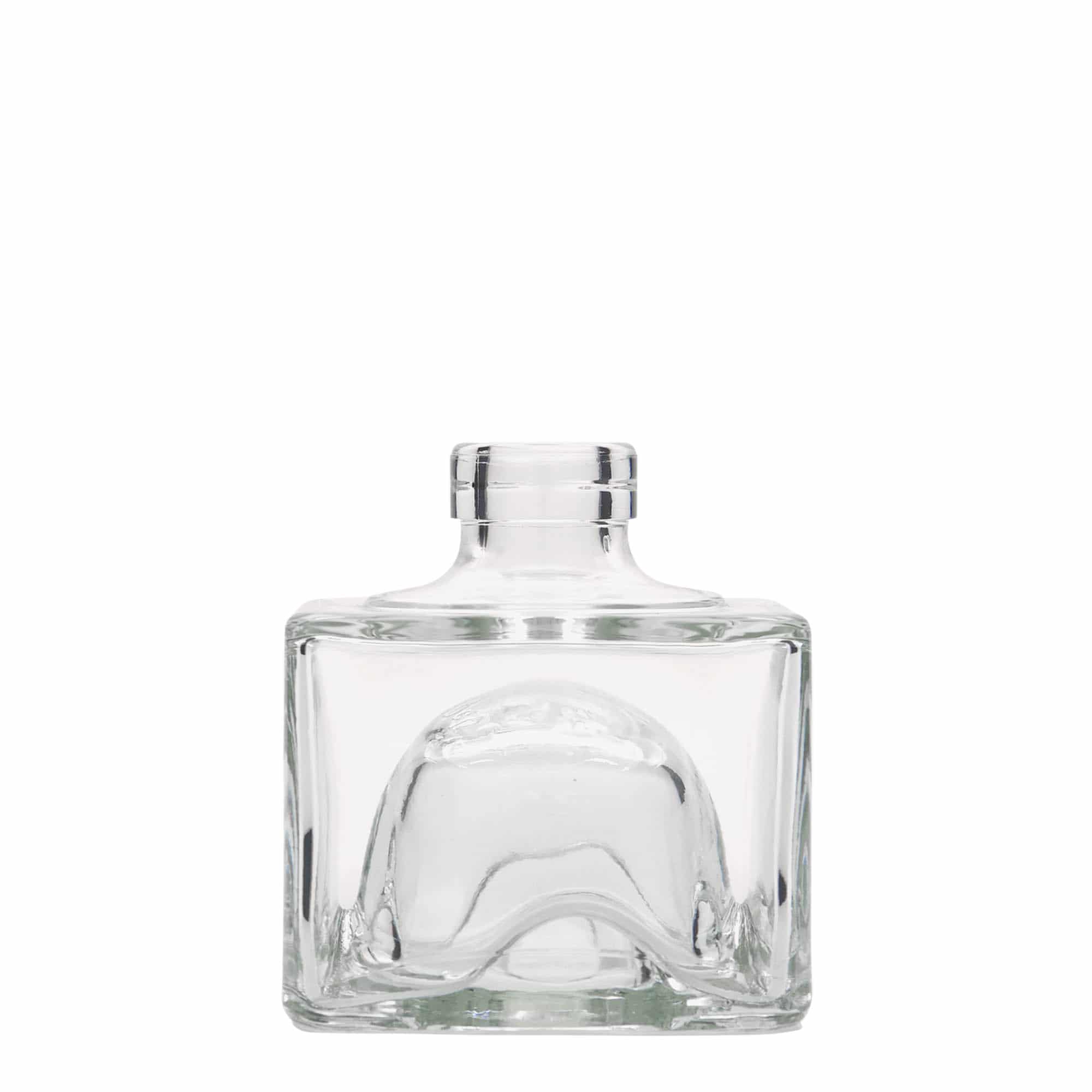 Sticlă de sticlă de 200 ml „Cocolores”, pătrată, gura: dop de plută