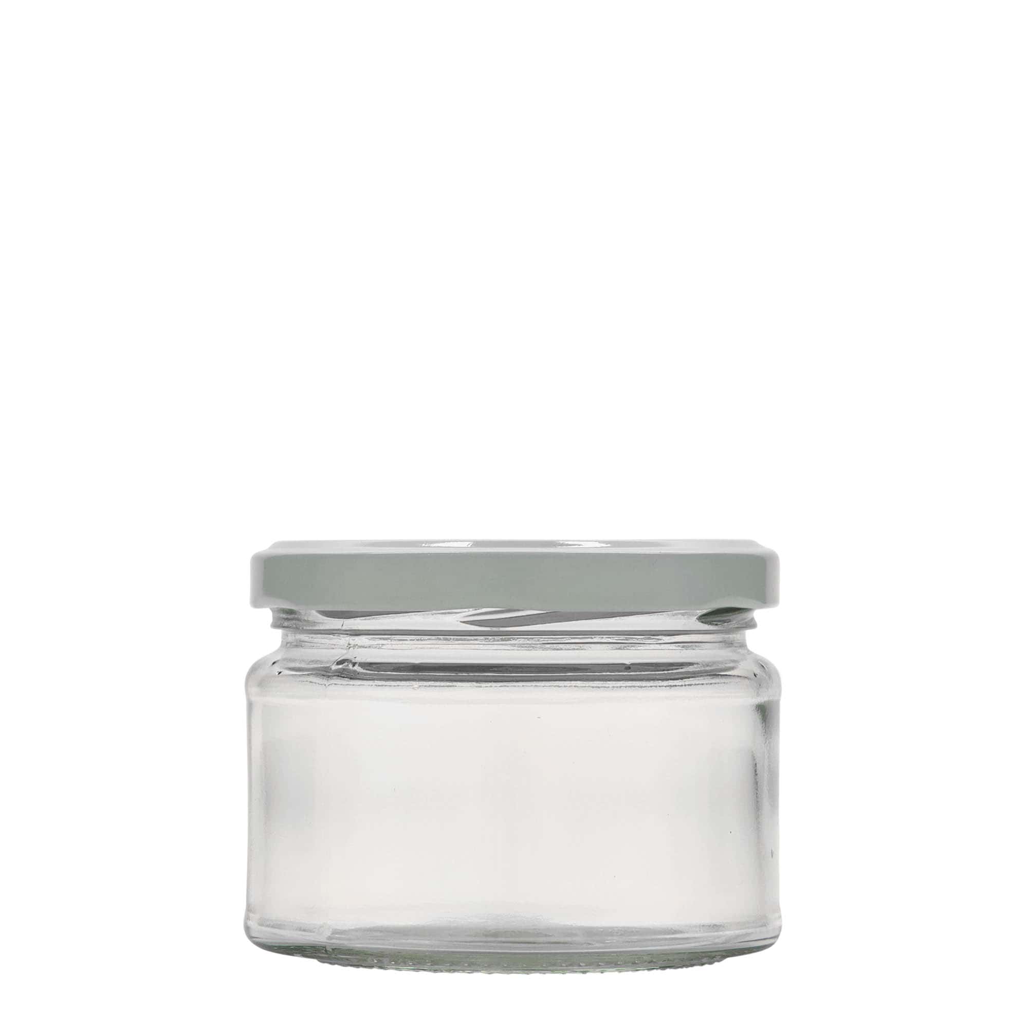 280 ml borcan rotund plat, gură: Twist-Off (TO 82)