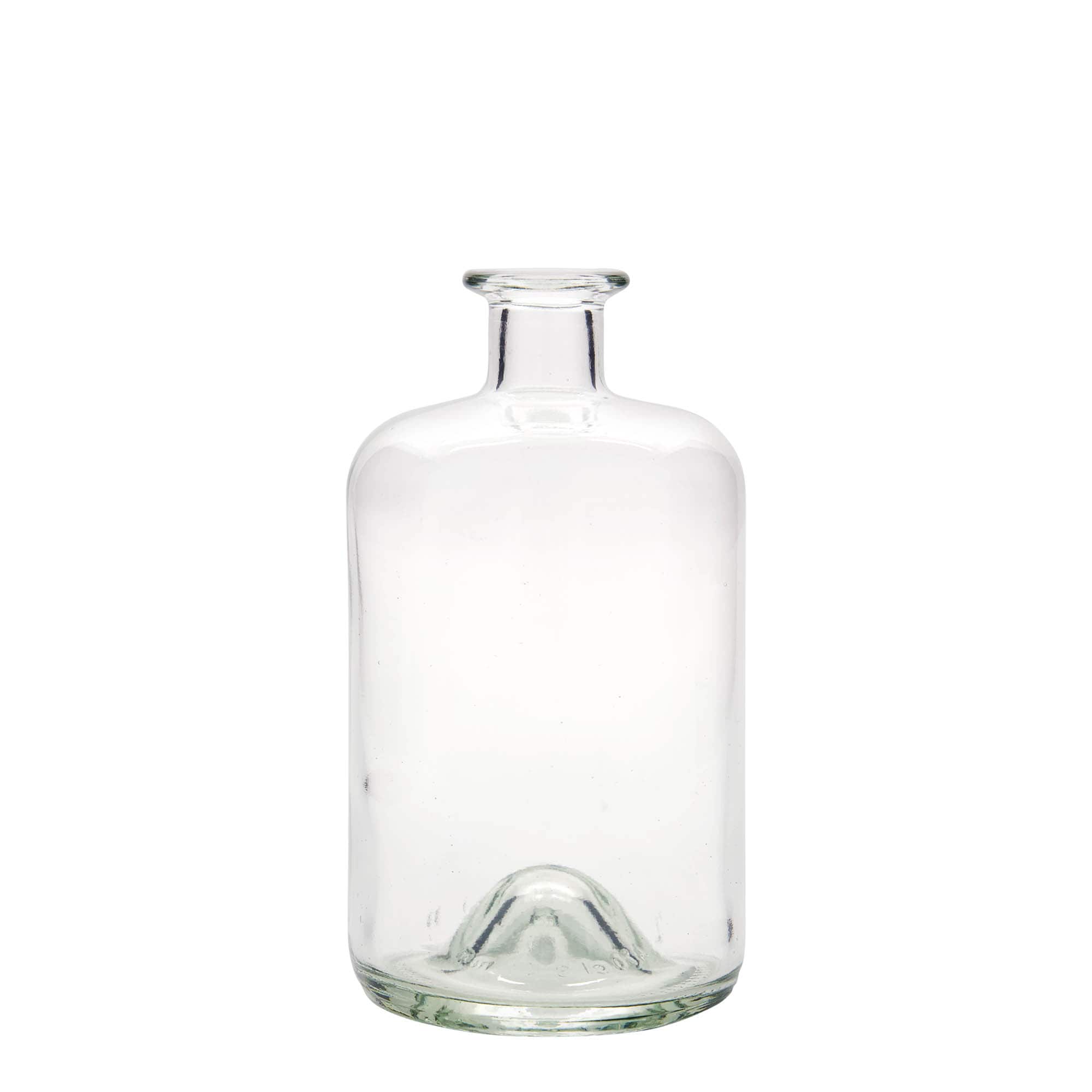 Sticlă de sticlă de 700 ml pentru farmacist, gura: dop de plută