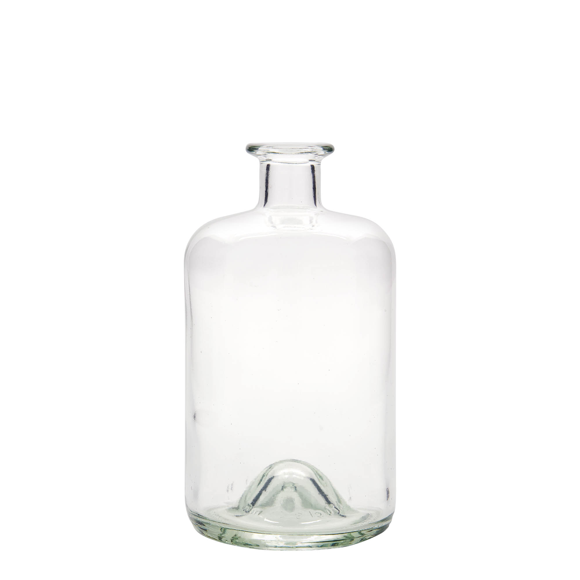 Sticlă de sticlă de 700 ml pentru farmacist, gura: dop de plută