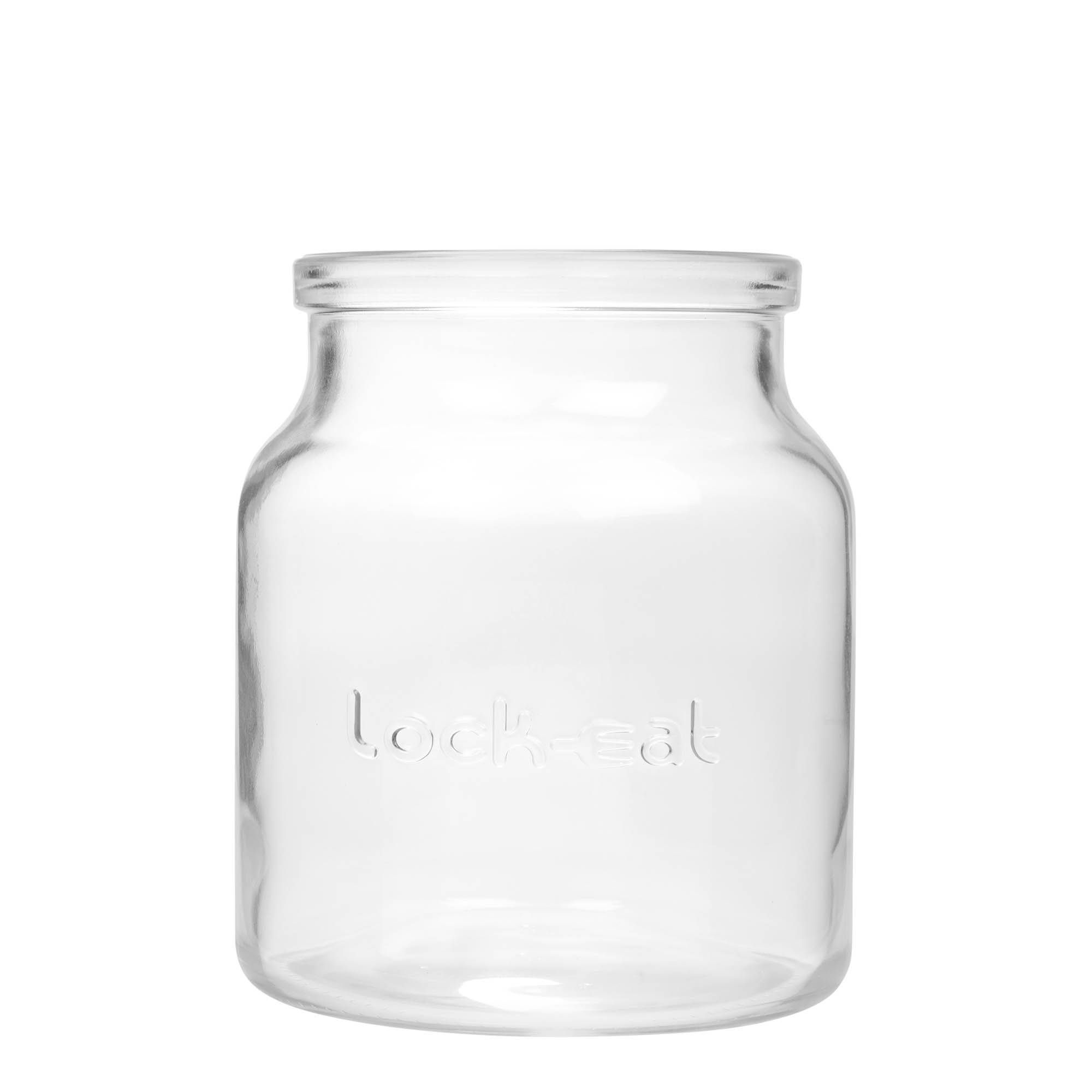 2.000 ml borcan cu clemă metalică „Lock-Eat”, gura borcanului: închidere cu clemă metalică