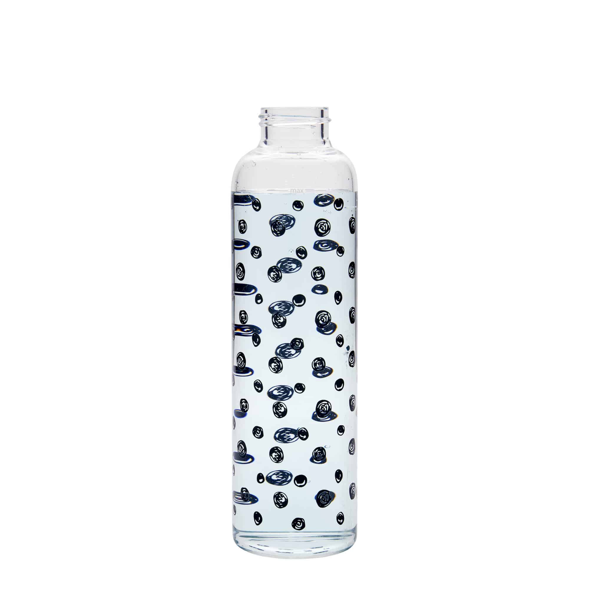 Sticlă de băut 500 ml „Perseus - Puncte negre”, deschidere: capac cu filet Sticlă de băut 500 ml „Perseus - Puncte negre”, deschidere: capac cu filet