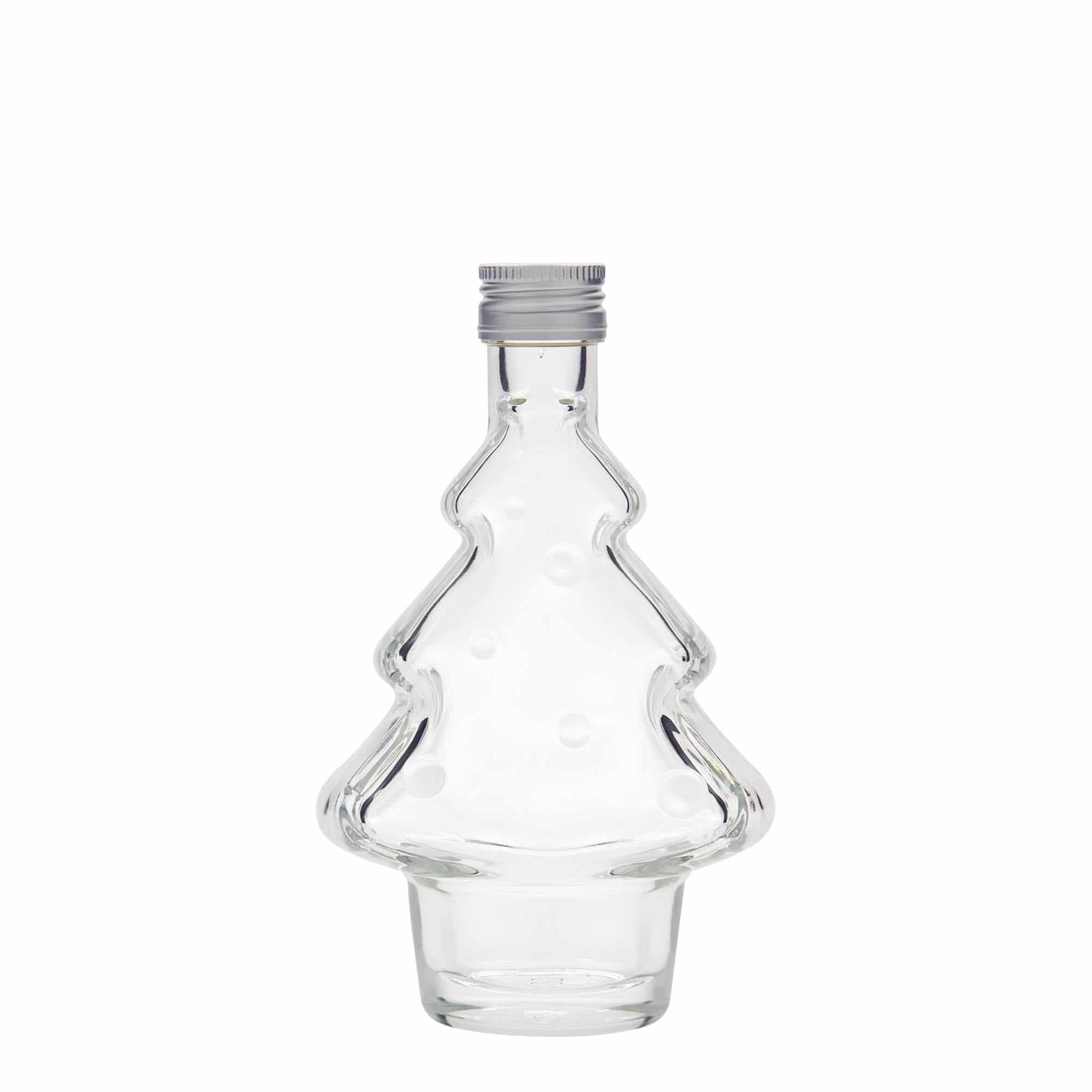 Sticlă de sticlă de 200 ml „Brad”, gura: PP 28