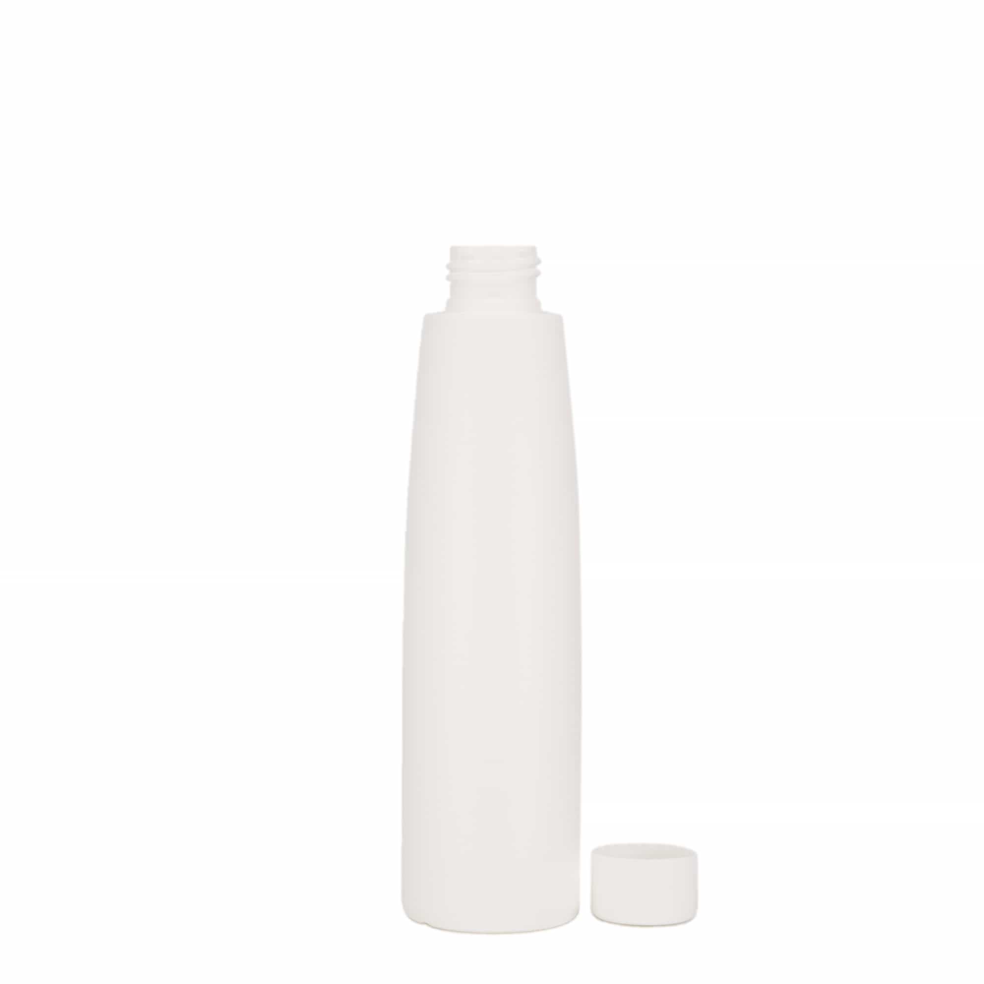 Sticlă din plastic de 200 ml „Donald”, HDPE, albă, gura: 24/410