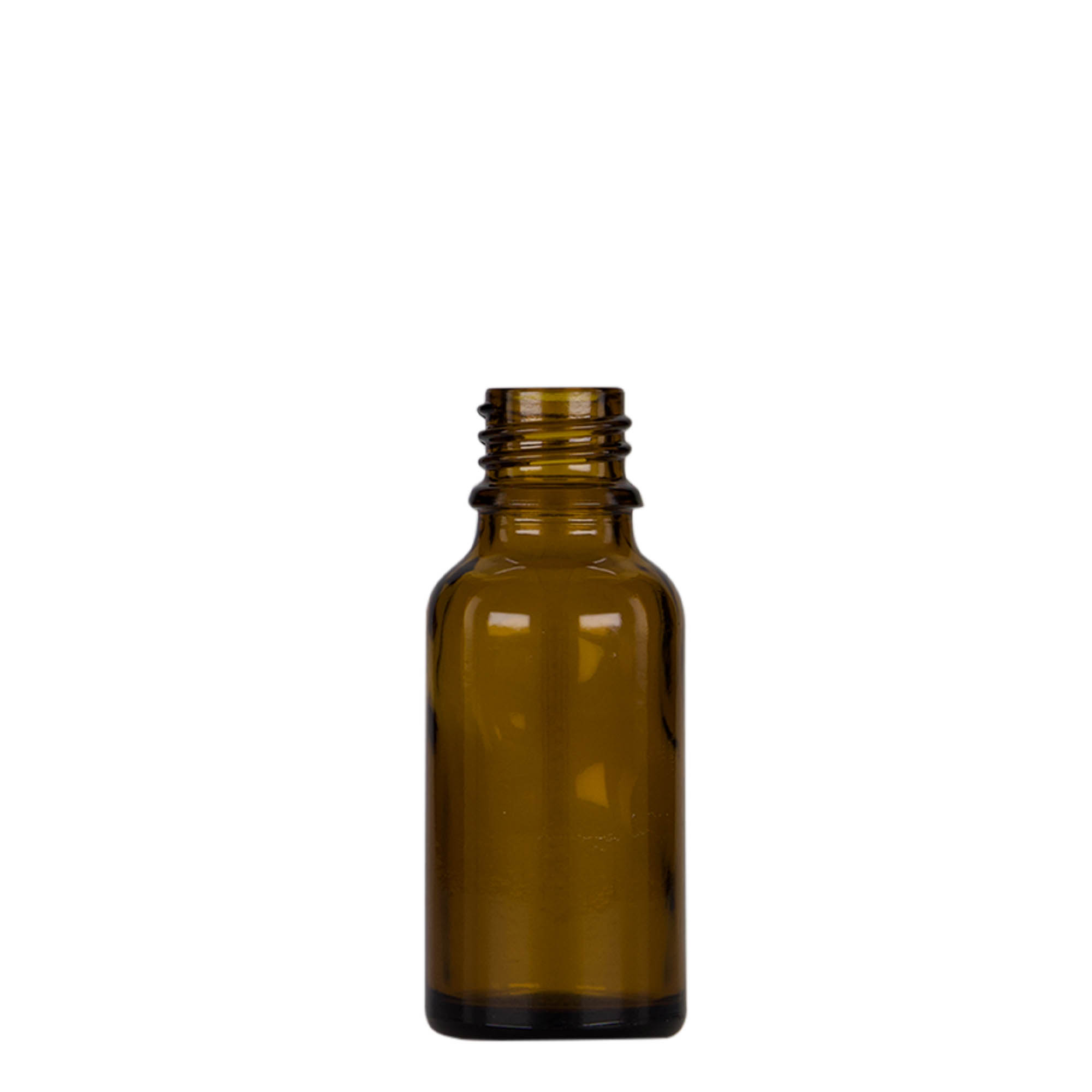 Flacon cu pipetă 20 ml pentru medicamente, sticlă, maro-negru, gură: DIN 18 Flacon cu pipetă 20 ml pentru medicamente, sticlă, maro-negru, gură: DIN 18