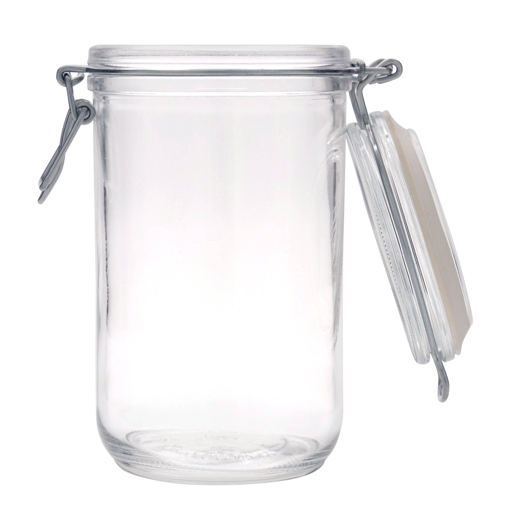 750 ml borcan cu clemă metalică „Fido”, gură: închidere cu clemă metalică
