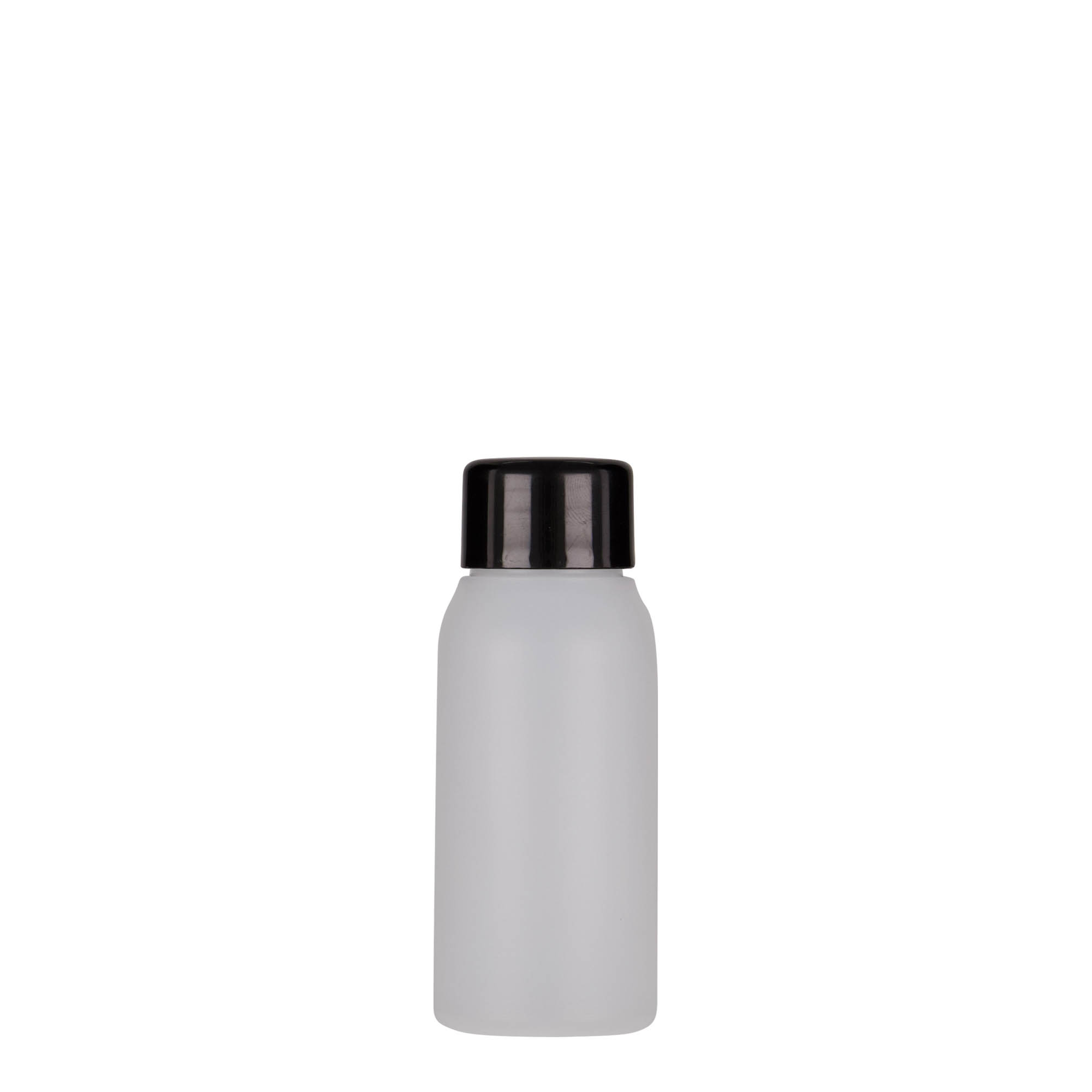 Flacon din plastic de 50 ml „Tuffy”, HDPE, natural, gura: 24/410 Flacon din plastic de 50 ml „Tuffy”, HDPE, natural, gura: 24/410