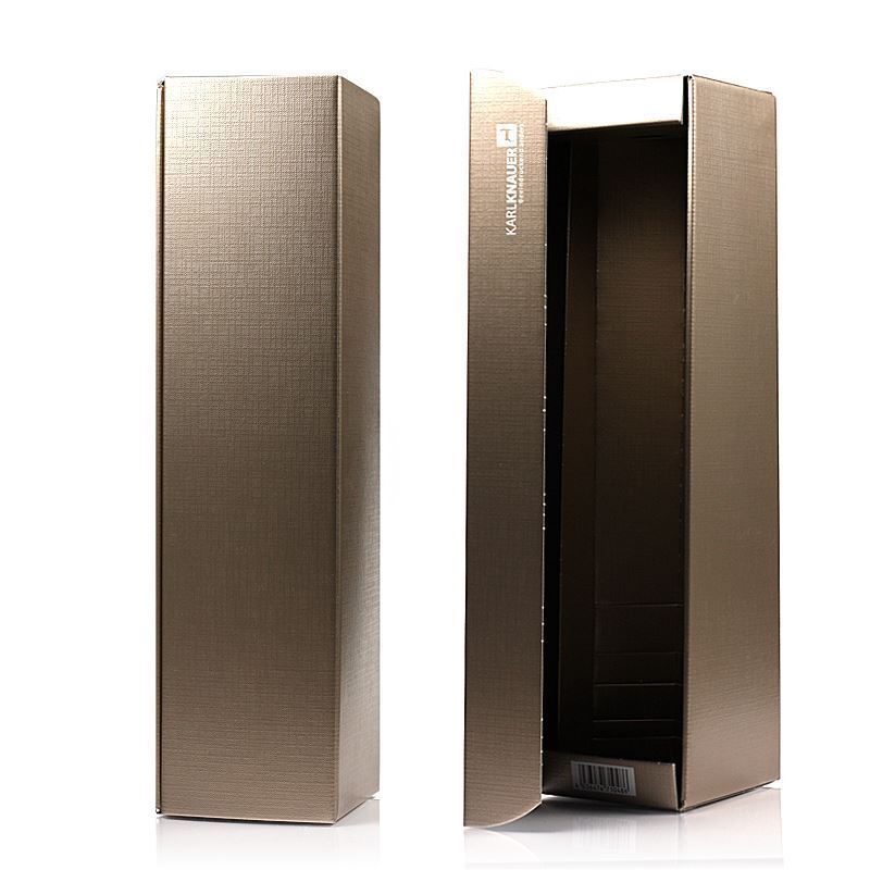 Cutie cadou „Metallic”, dreptunghiulară, carton, șampanie