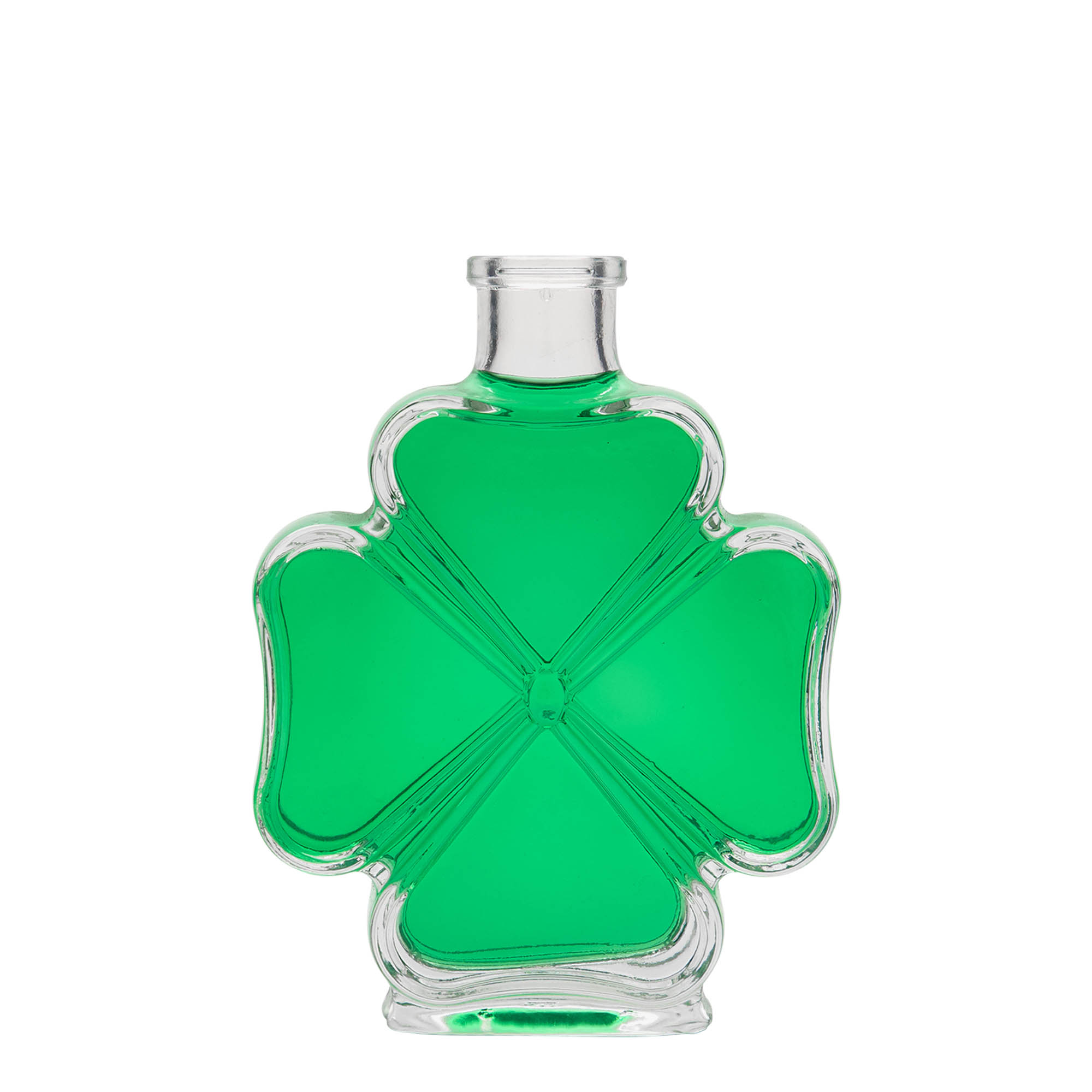 Sticlă de sticlă de 200 ml „Trifoi”, gură: dop de plută