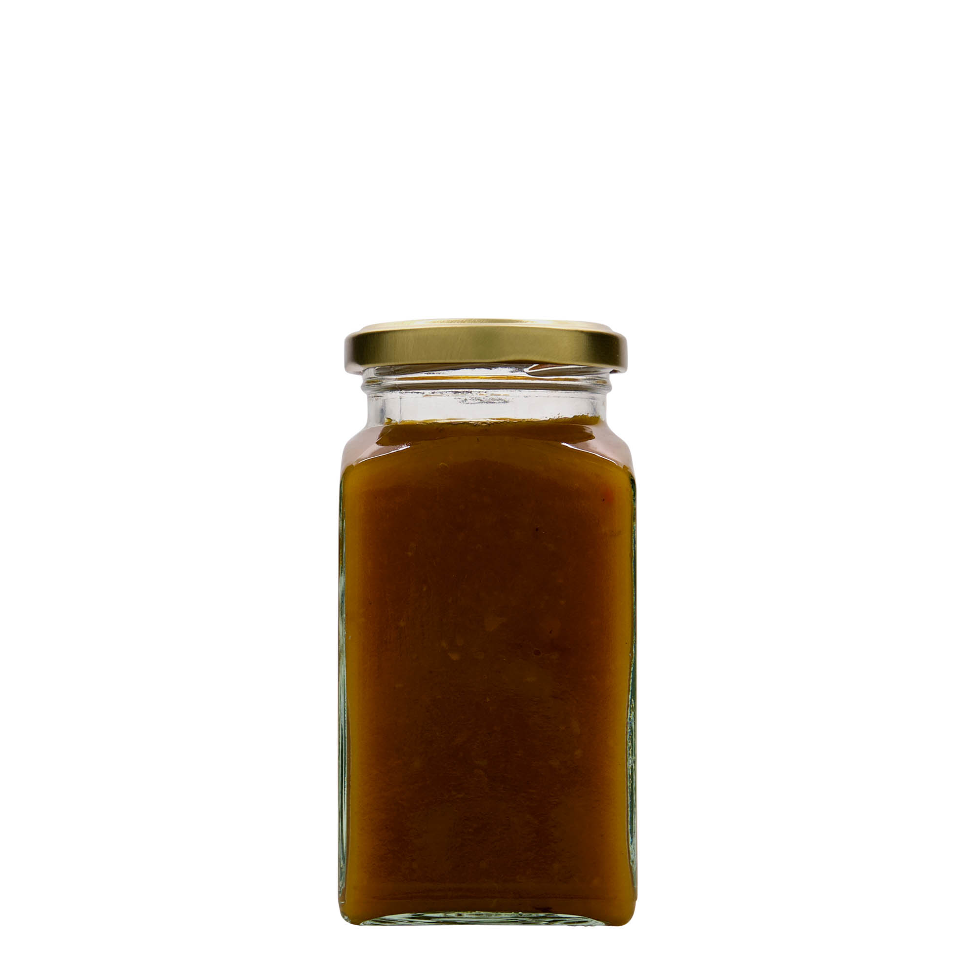 312 ml borcan pătrat, gura: Twist-Off (TO 58)