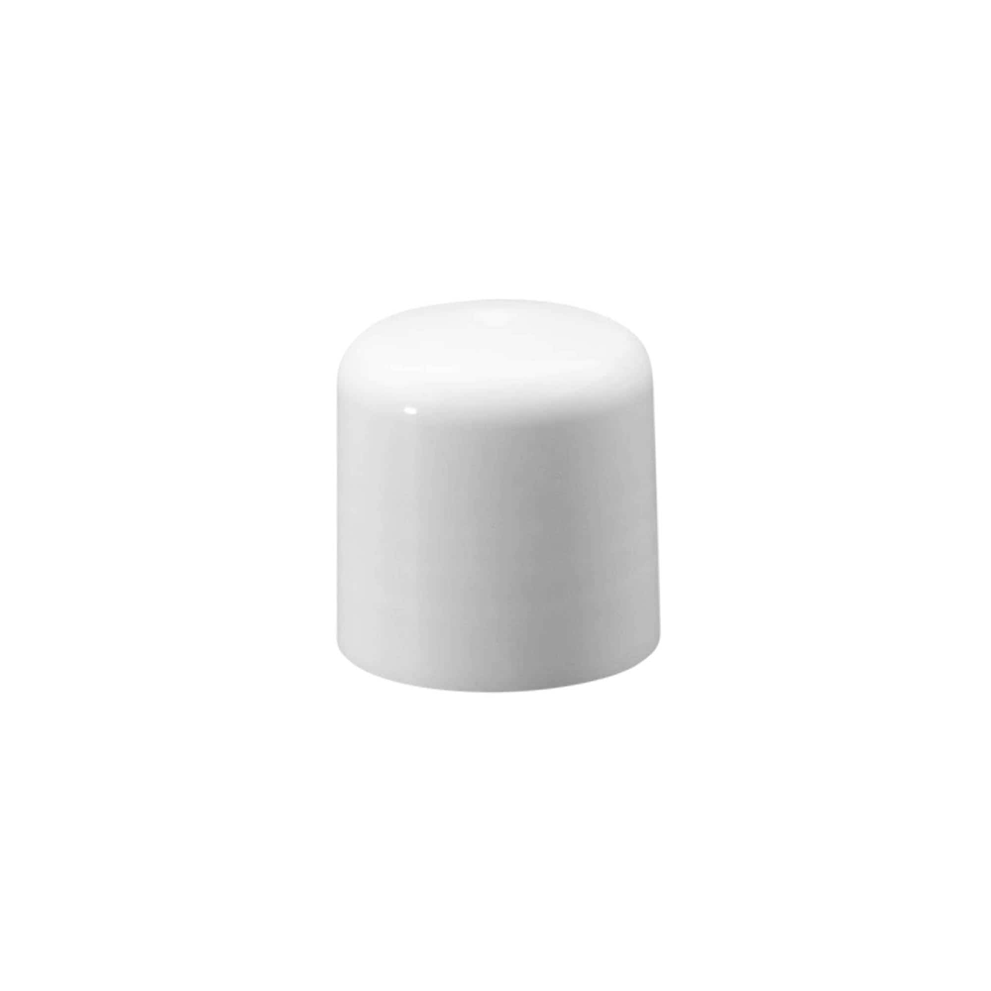 Capac cu filet cu inserție pentru seringă, plastic PP, alb, pentru gura: 24/410