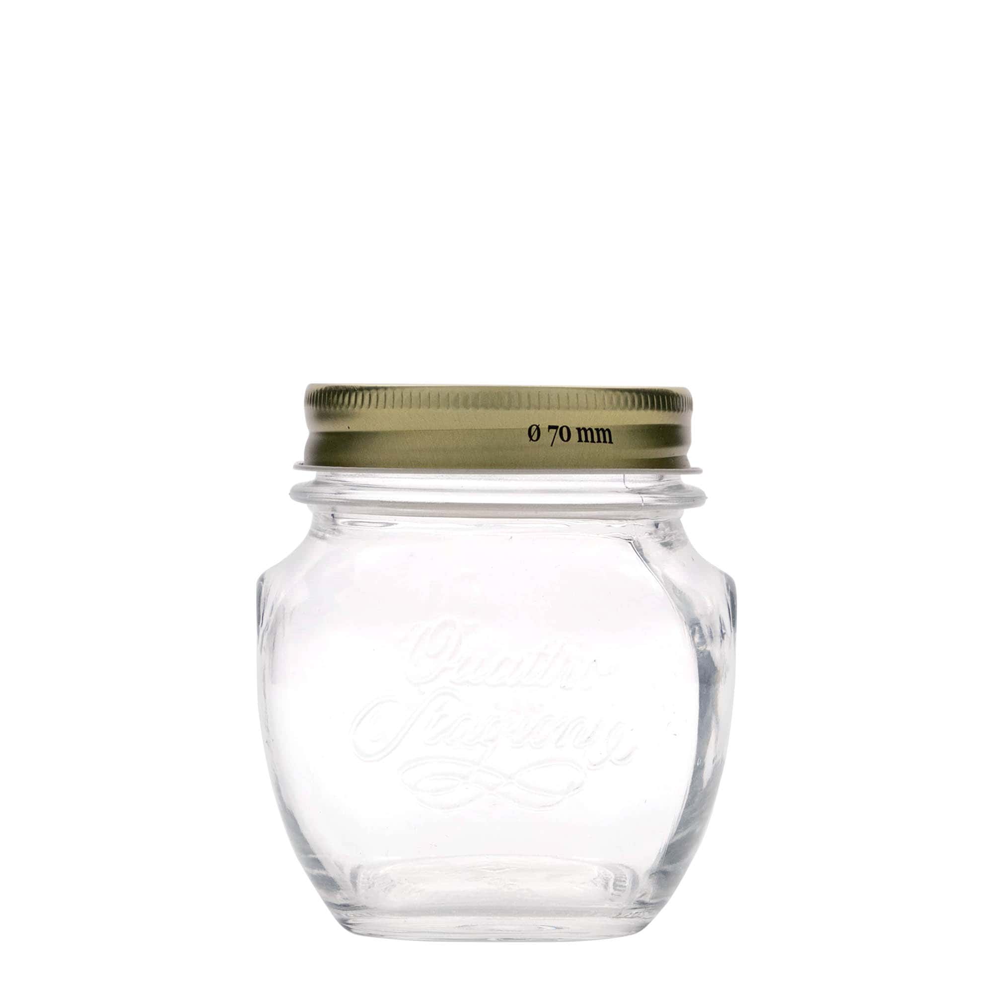 300 ml borcan pentru bijuterii 'Quattro Stagioni', gură: capac cu filet