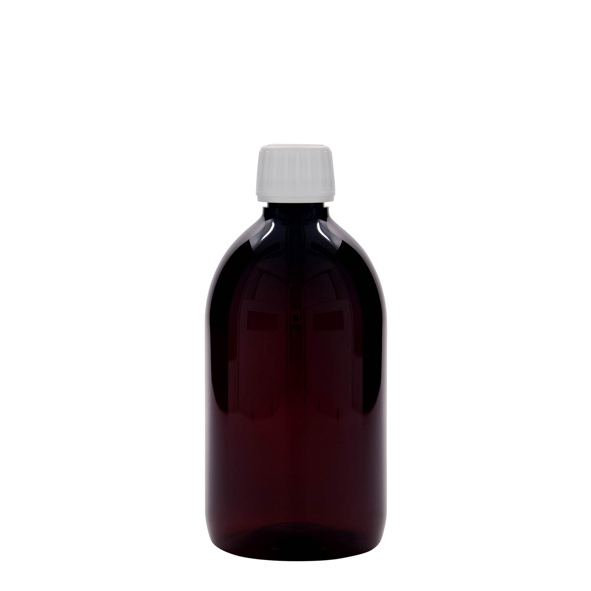 500 ml sticlă medicală PET, maro, plastic, gura: PP 28 500 ml sticlă medicală PET, maro, plastic, gura: PP 28