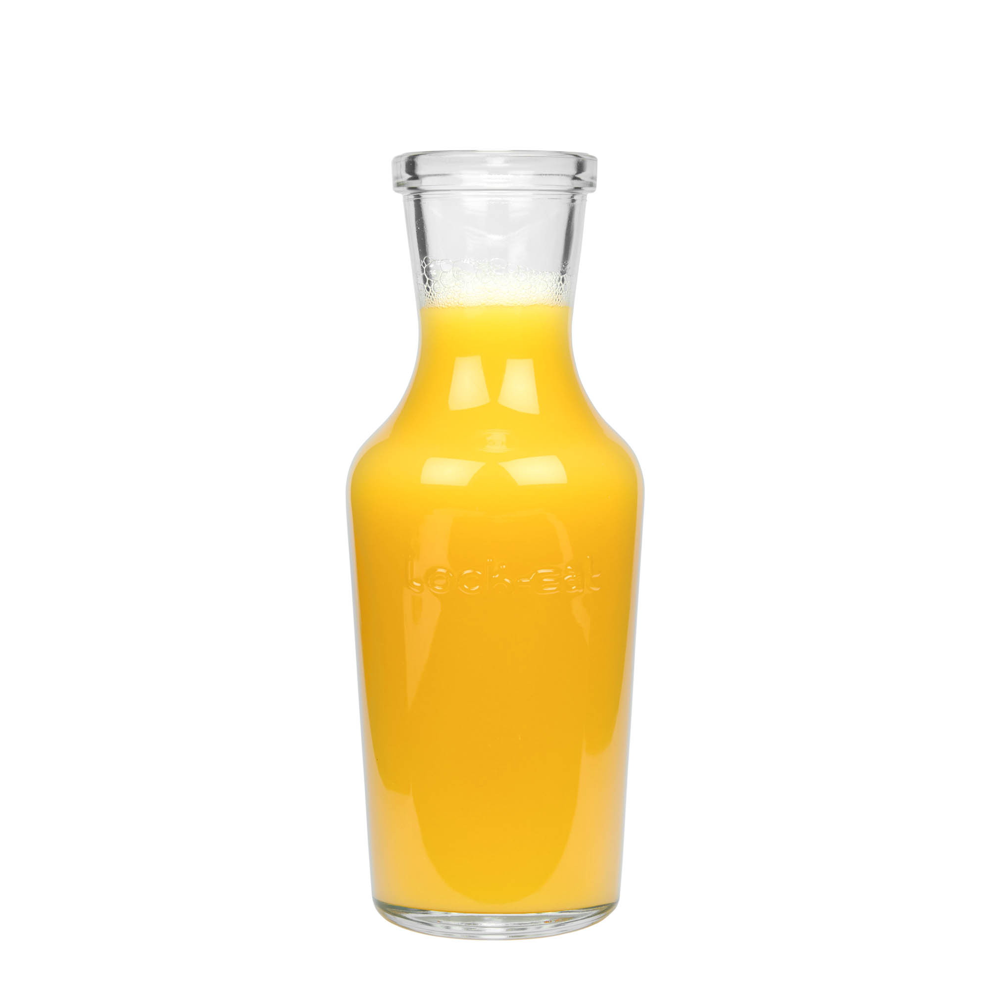 1.000 ml carafă de sticlă 'Lock-Eat', gură: închidere cu clemă metalică