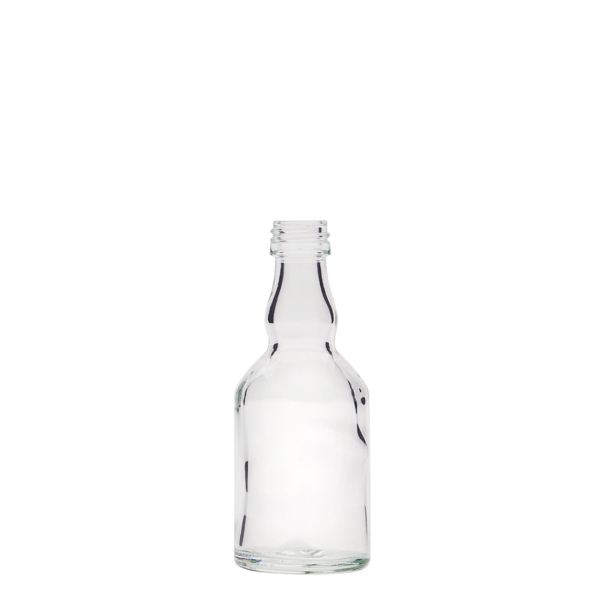 Sticlă de sticlă de 50 ml „Georgio”, gura: PP 18 Sticlă de sticlă de 50 ml „Georgio”, gura: PP 18