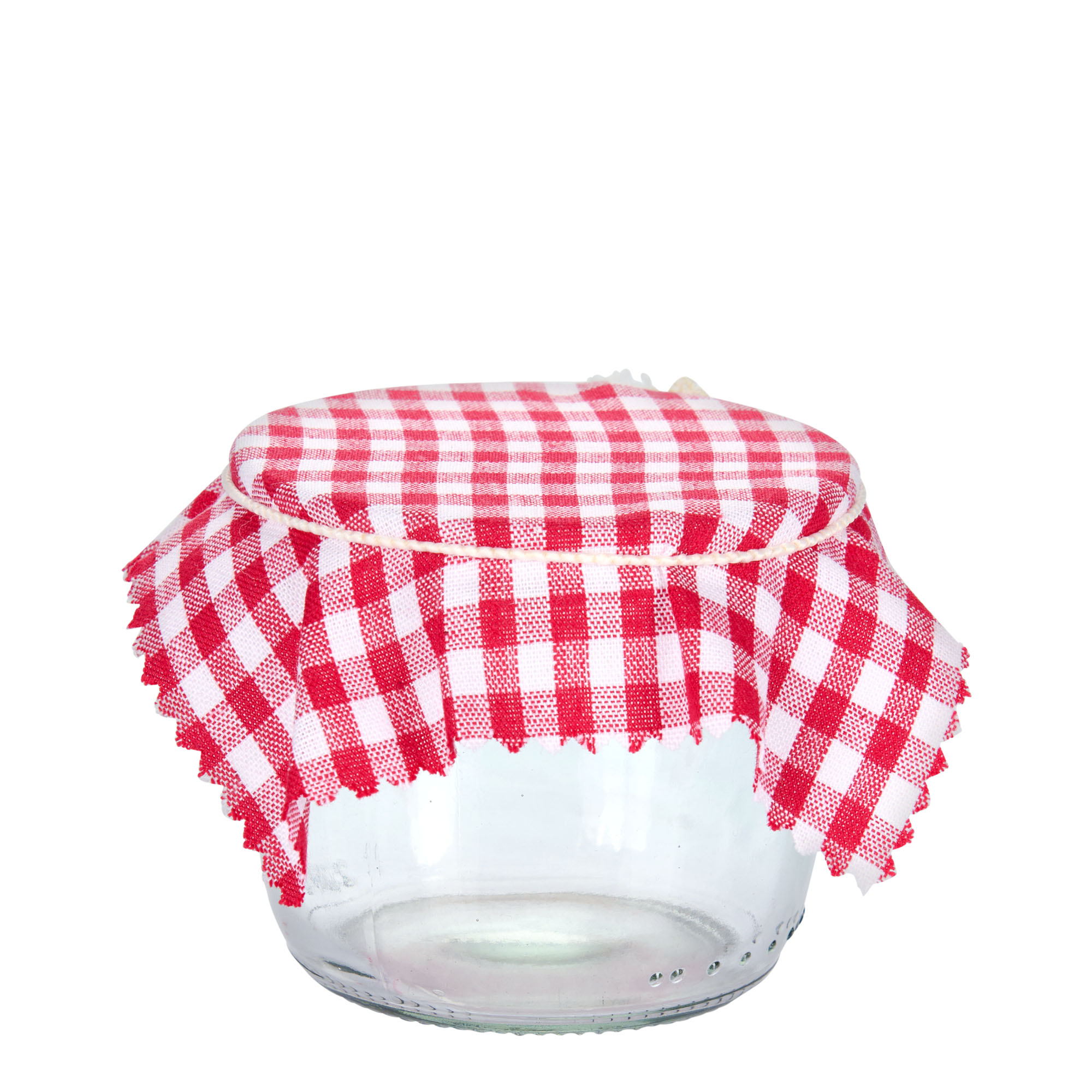 Șervețel textil pătrat, în carouri, 12x12 cm, roșu, deschidere: TO38-TO53