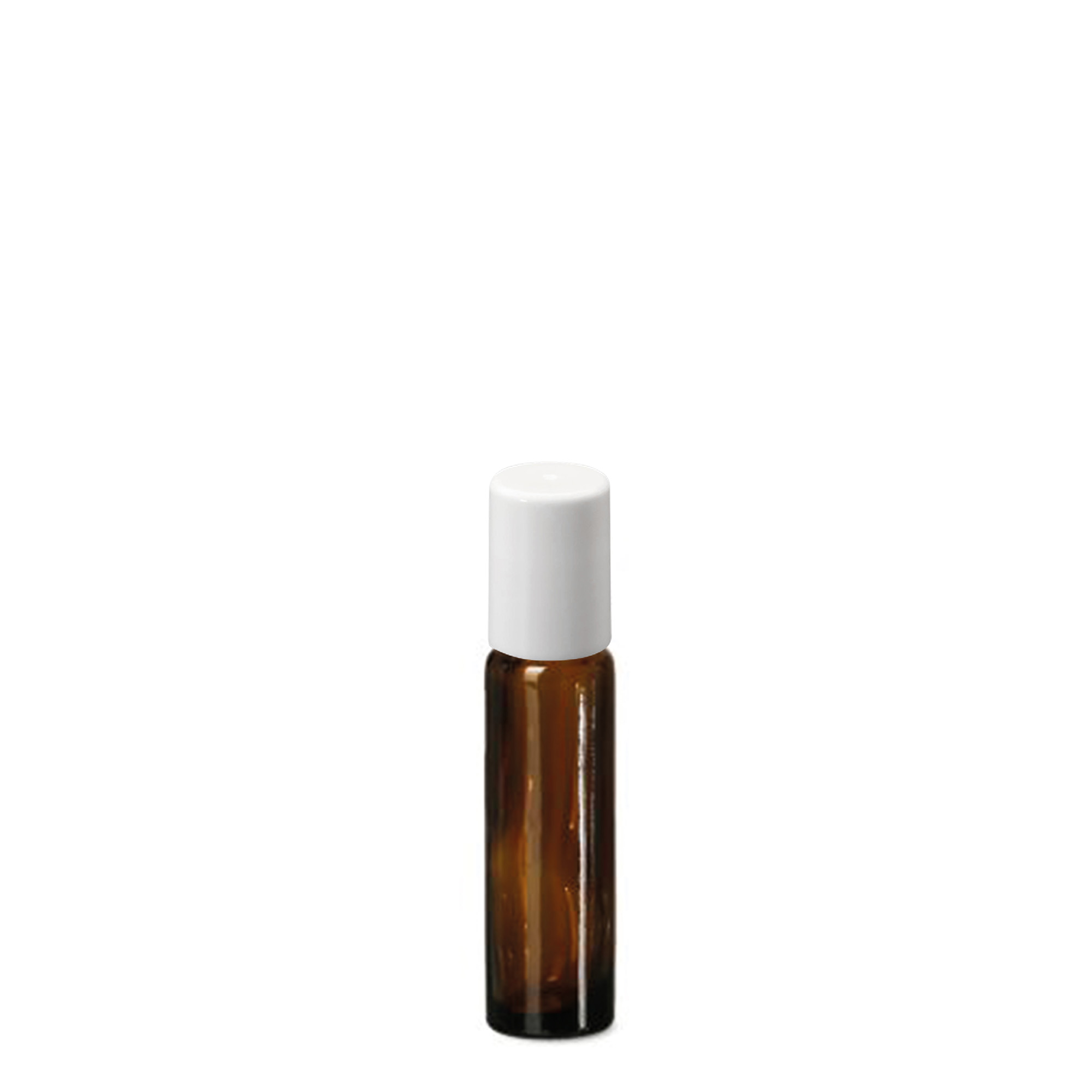 Sticlă roll-on de 10 ml, sticlă, maro, gura: capac cu filet Sticlă roll-on de 10 ml, sticlă, maro, gura: capac cu filet