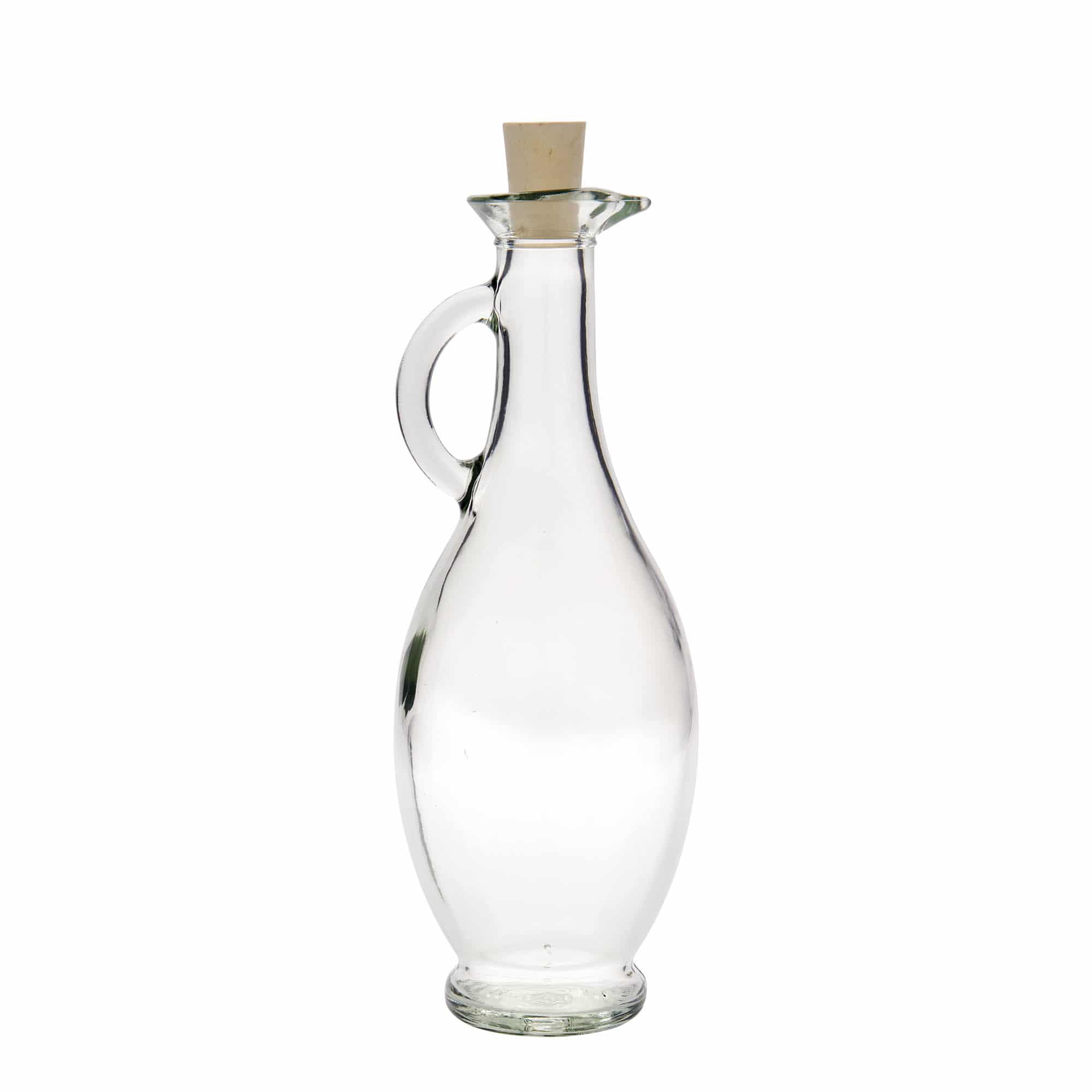 Sticlă de 500 ml pentru oțet/ulei „Egizia”, gura: dop de plută