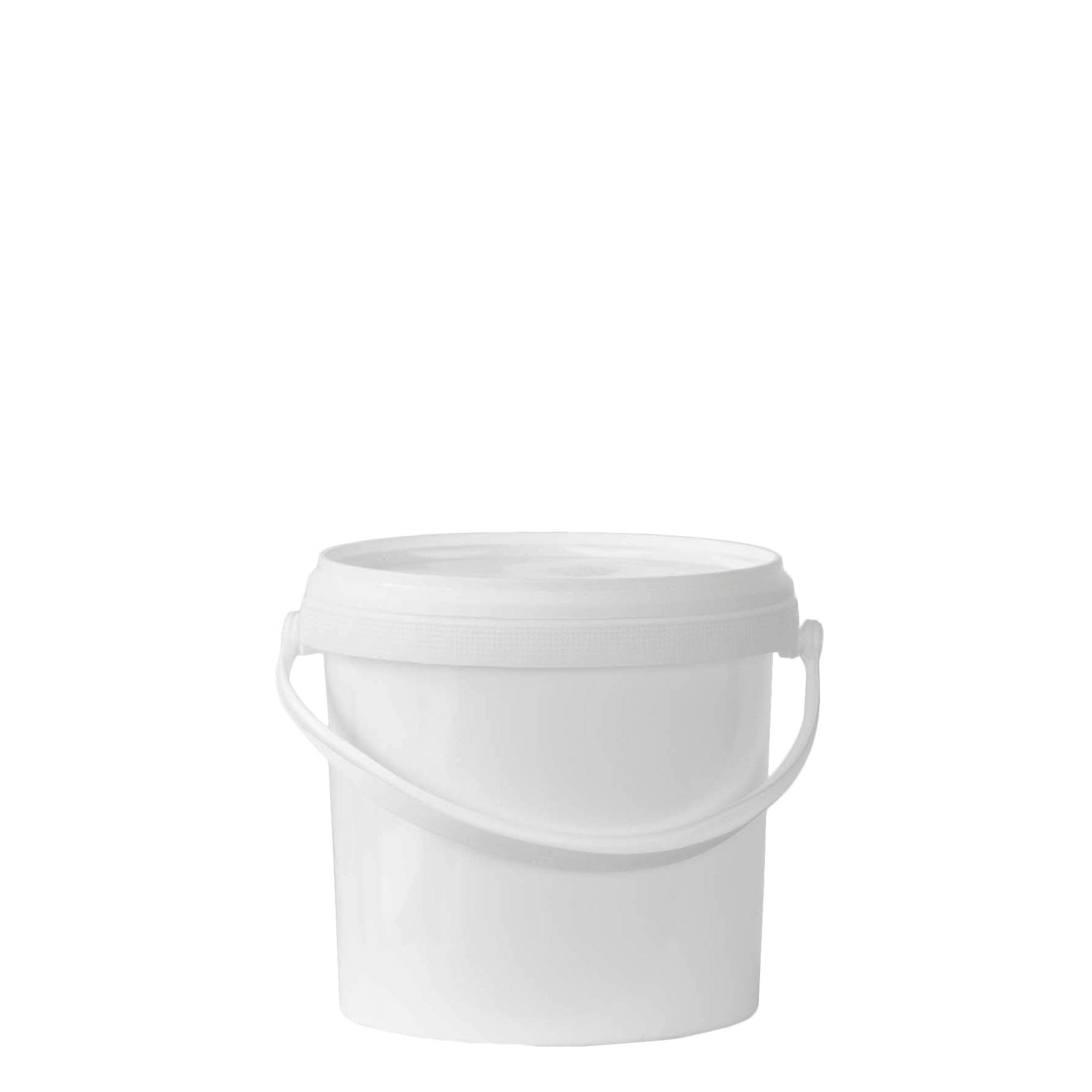 Găleată de 2,5 l, plastic PP, albă