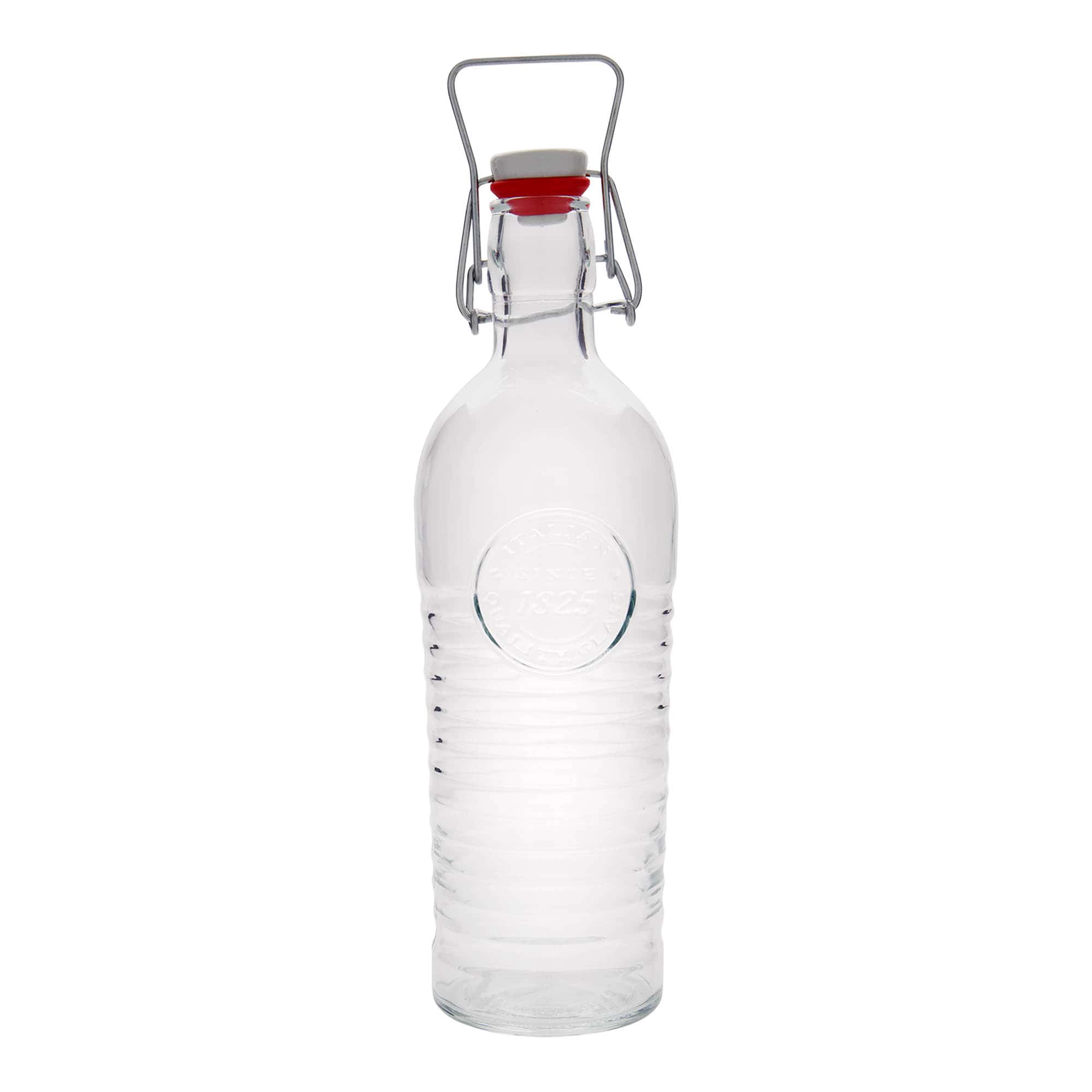 Sticlă de sticlă de 1.200 ml 'Officina 1825', gură: închidere cu clemă Sticlă de sticlă de 1.200 ml 'Officina 1825', gură: închidere cu clemă