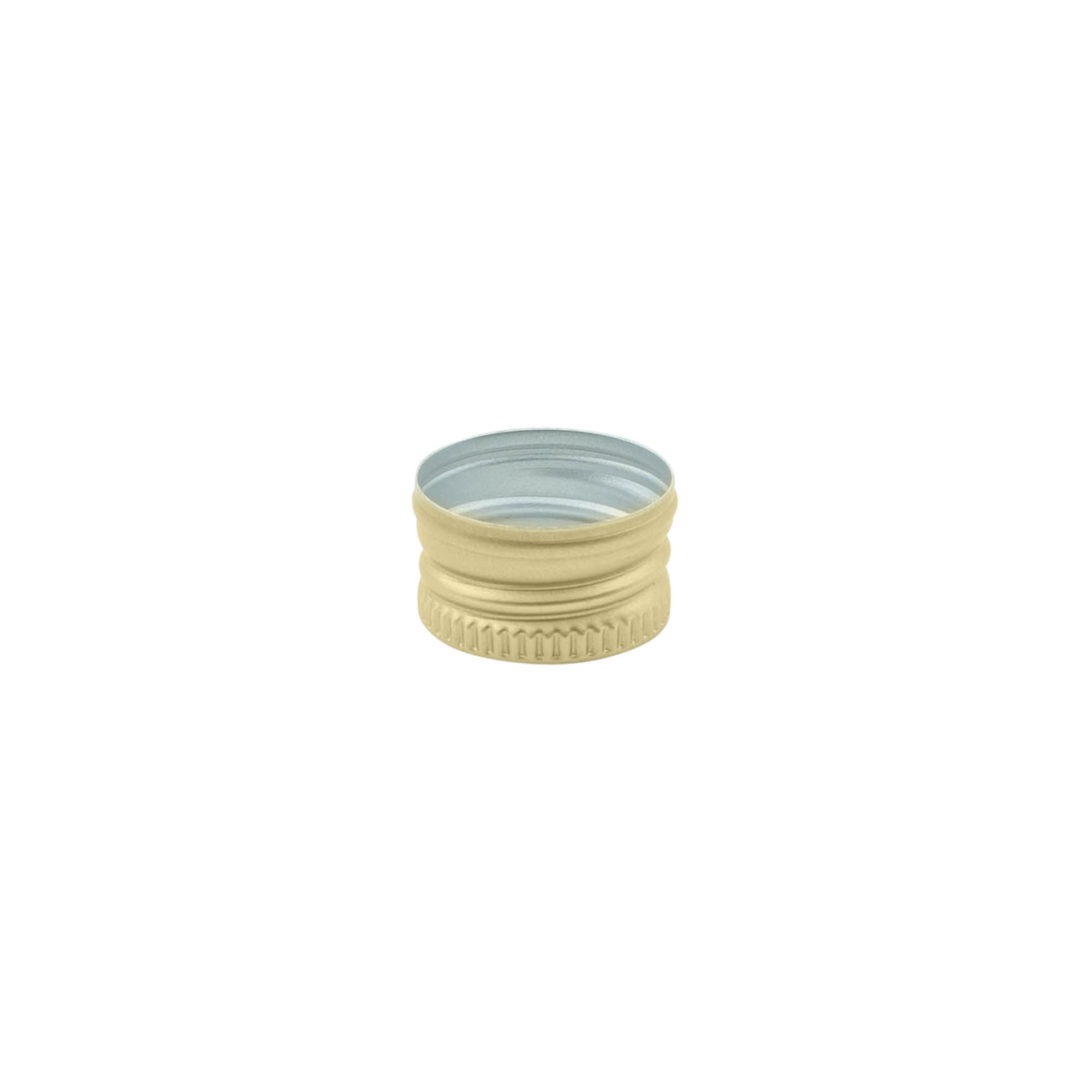 Capac cu filet, metal, auriu, pentru deschidere: PP 18 Capac cu filet, metal, auriu, pentru deschidere: PP 18