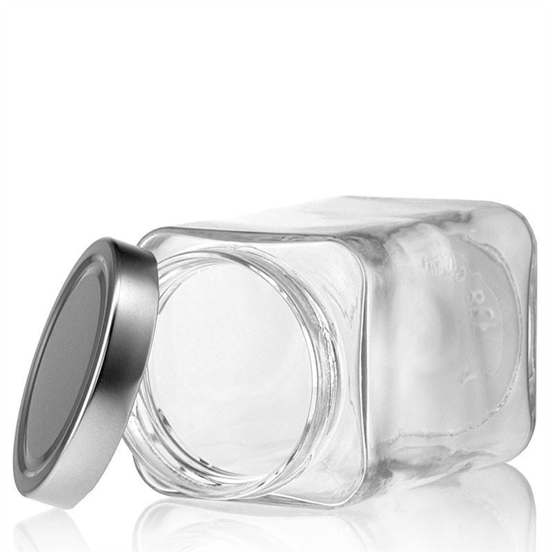 720 ml borcan pătrat „Ikarus”, gură: Deep-Twist-Off (DTO 82)