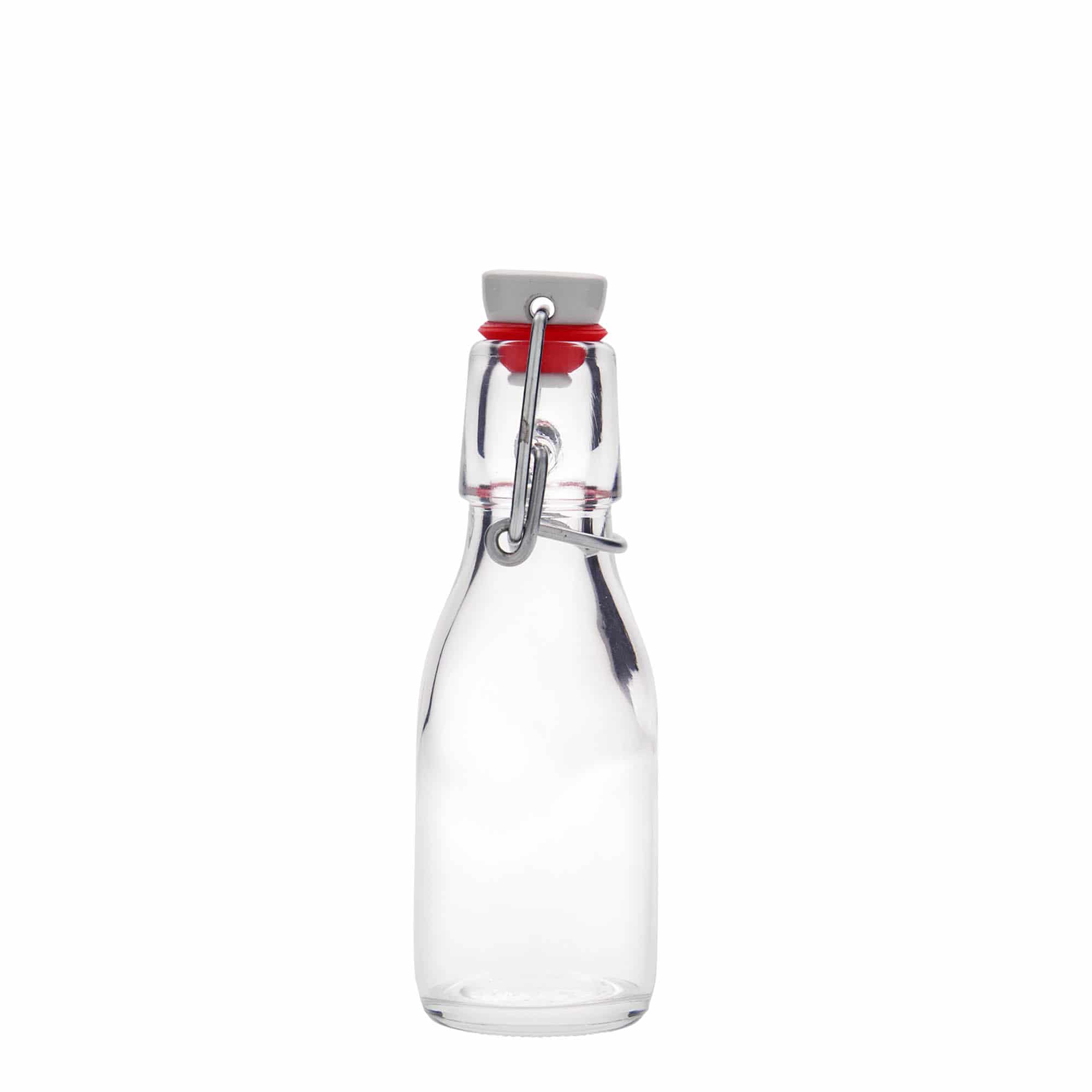 Sticlă de sticlă de 100 ml „Paul”, gura: închidere cu clemă