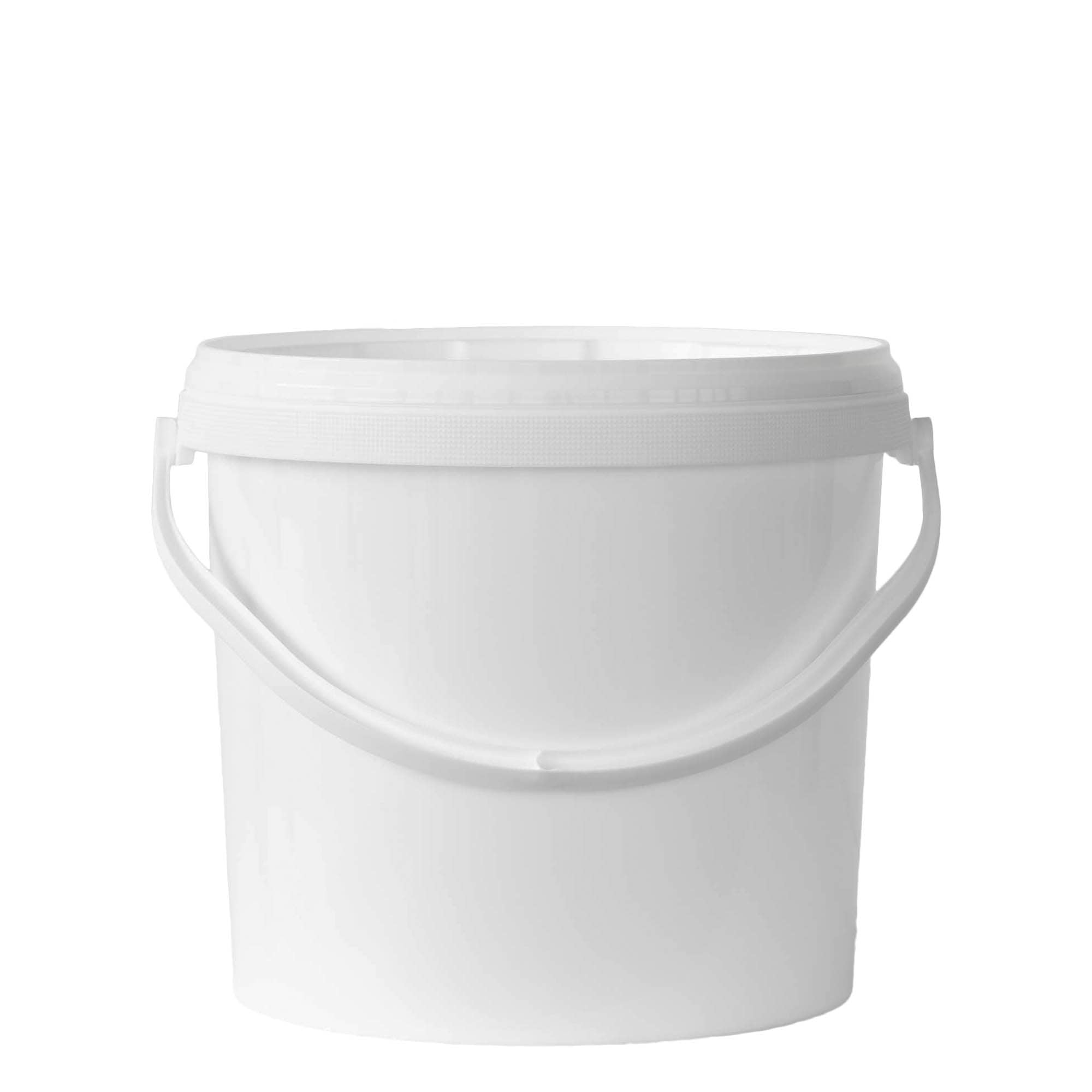 12,5 ml găleată, plastic PP, albă