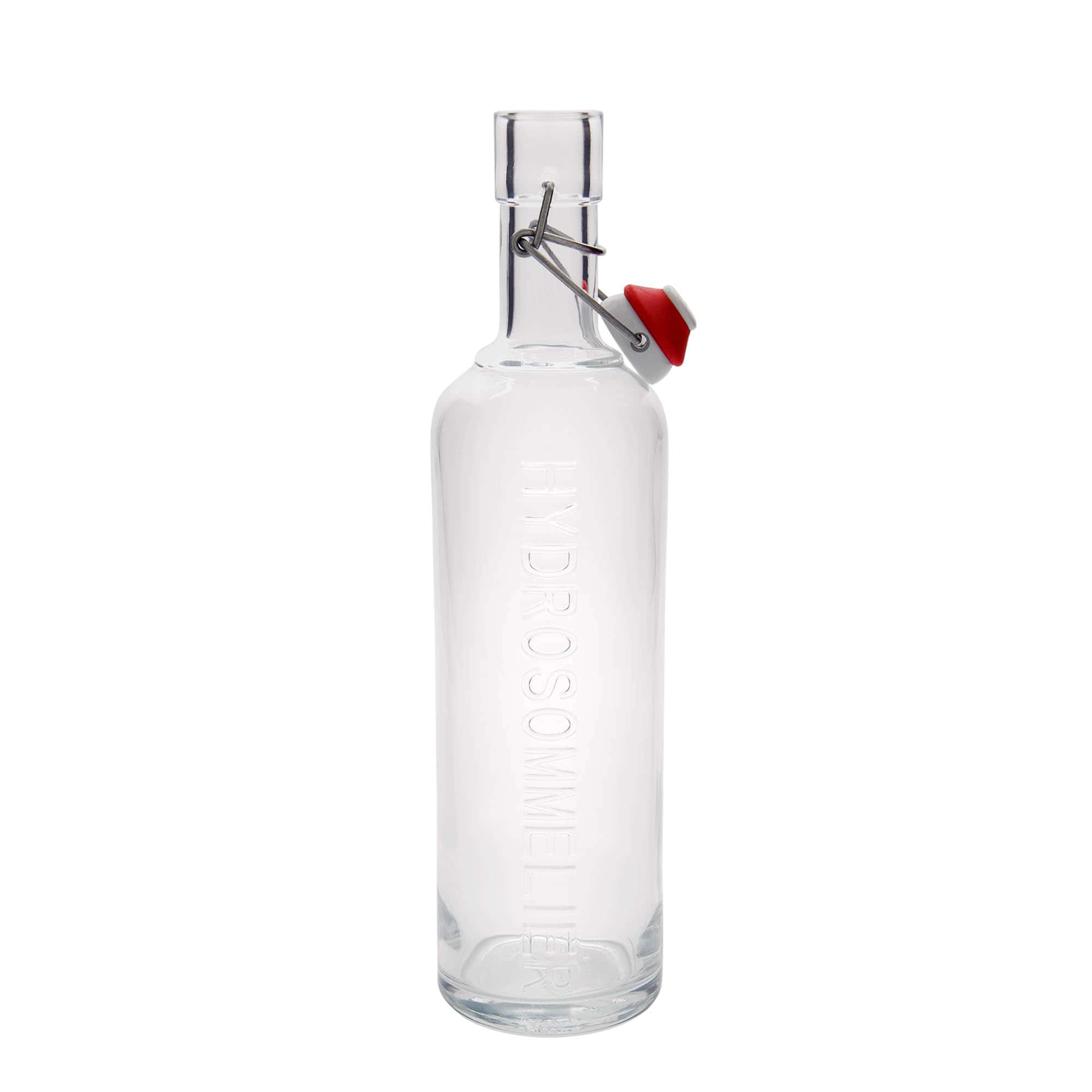 1.000 ml sticlă de sticlă „Optima Hydrosommelier”, gura: închidere cu clemă