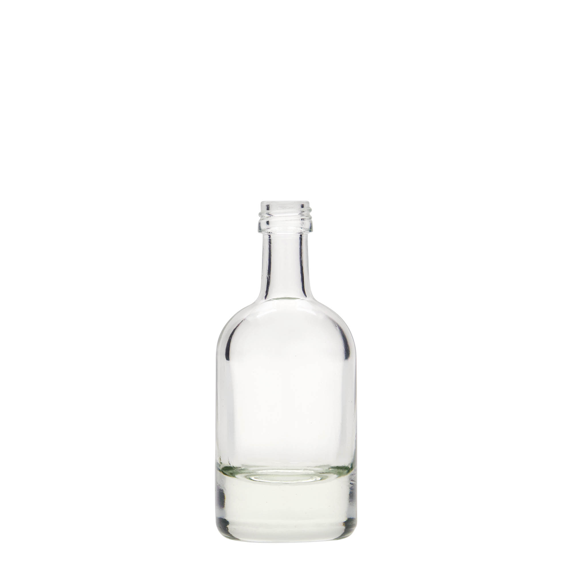 Sticlă de sticlă de 50 ml „Linea Uno”, gura: PP 18 Sticlă de sticlă de 50 ml „Linea Uno”, gura: PP 18