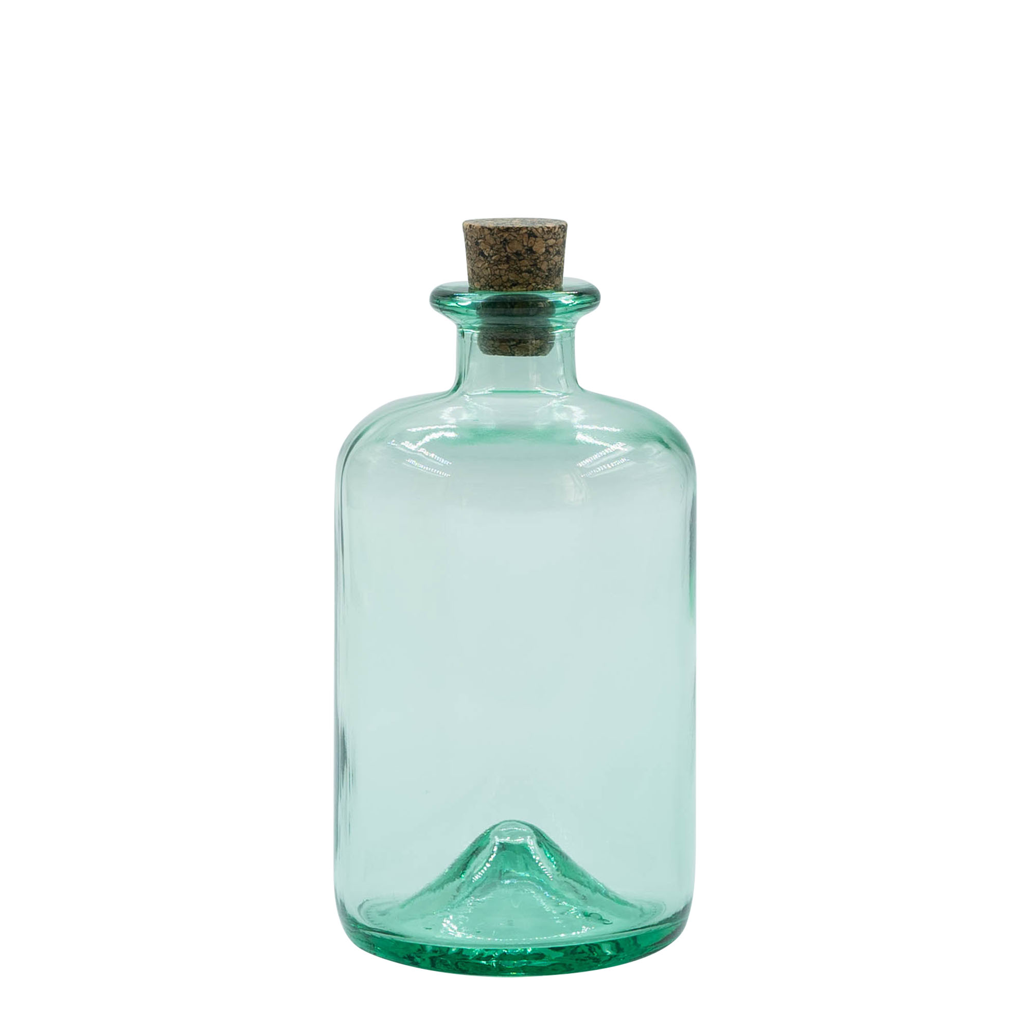 Sticlă de sticlă de 500 ml „Pharma”, gură: dop de plută Sticlă de sticlă de 500 ml „Pharma”, gură: dop de plută