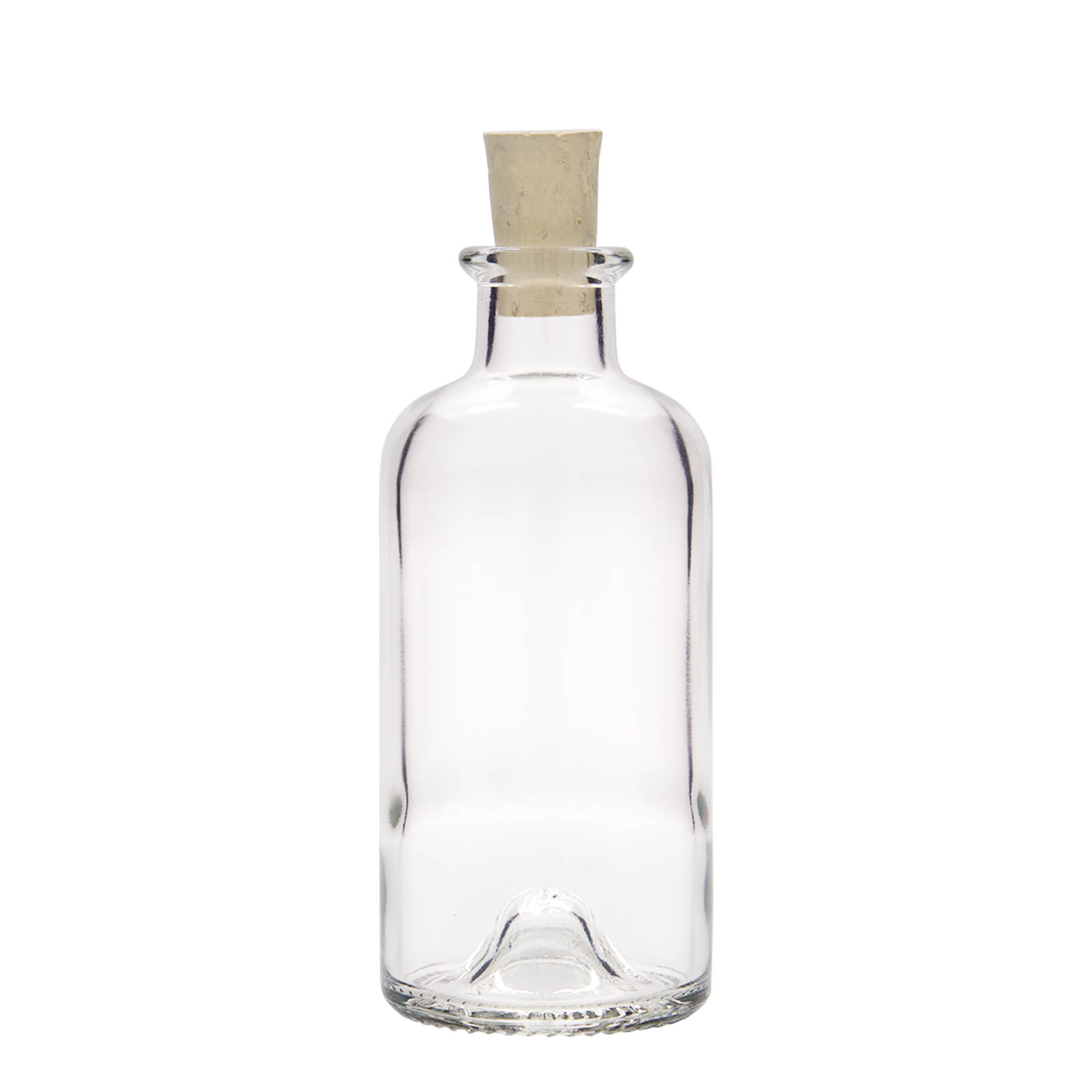 Sticlă de 200 ml pentru farmacie, gură: dop de plută