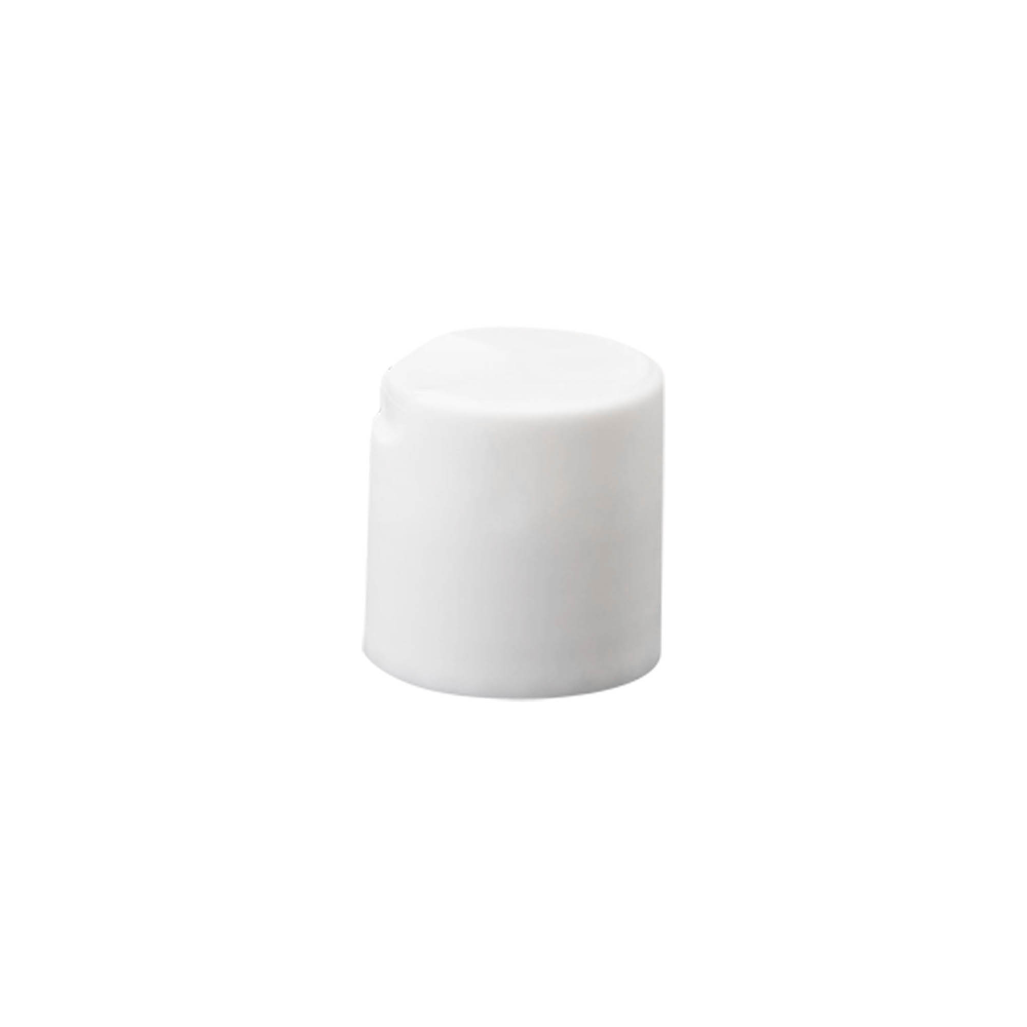 Capac cu filet Disc Top, plastic PP, alb, pentru gura: 24/410 Capac cu filet Disc Top, plastic PP, alb, pentru gura: 24/410