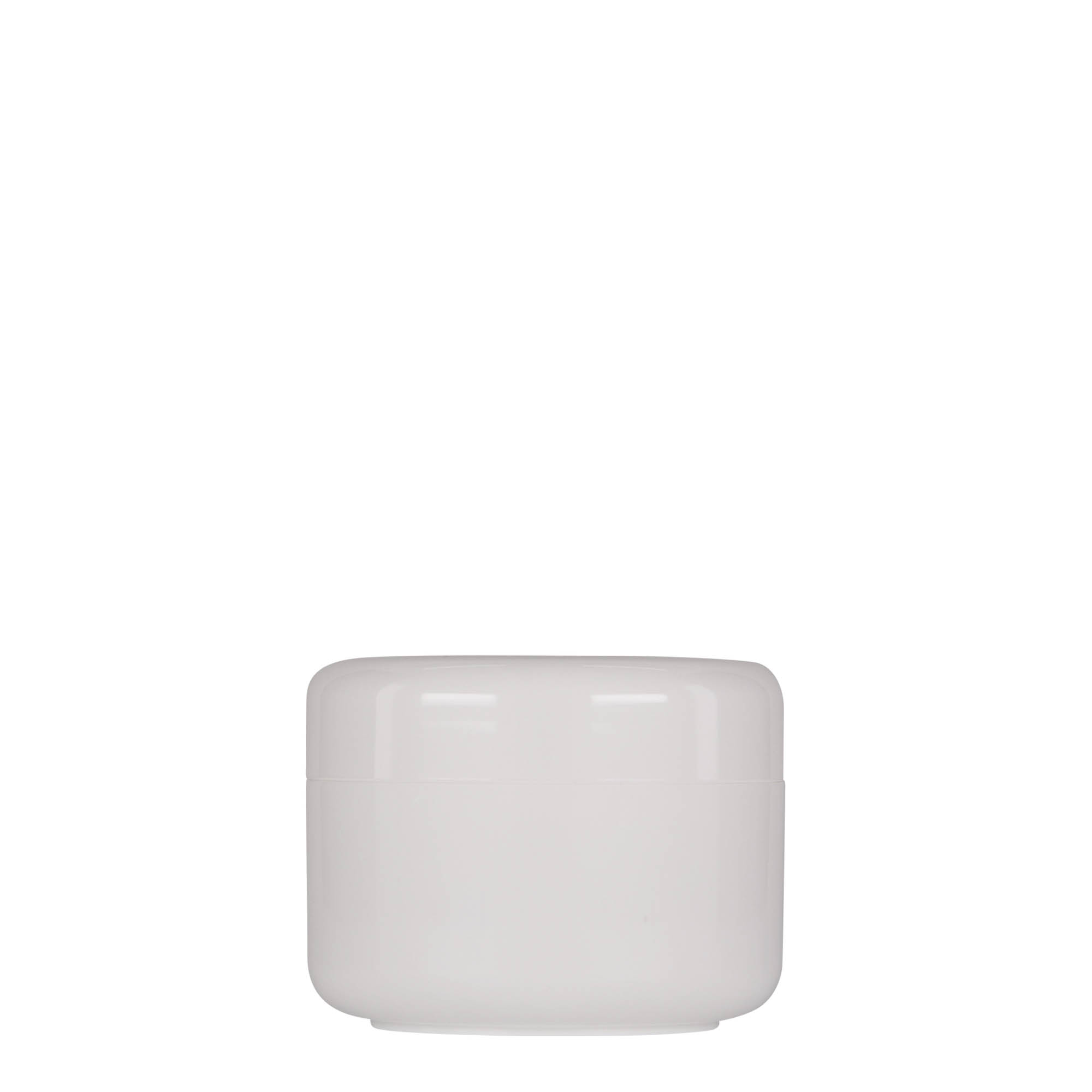100 ml cutie din plastic „Bianca”, PP, alb, deschidere: capac cu filet