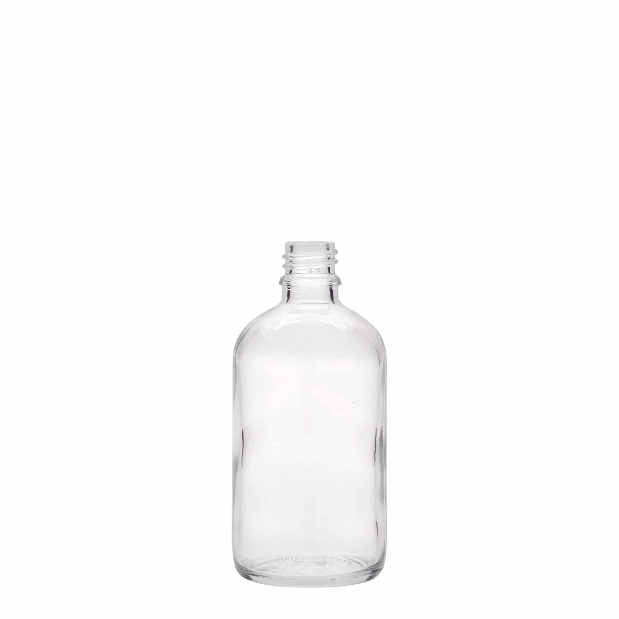 100 ml sticlă medicală, sticlă, gura: DIN 18
