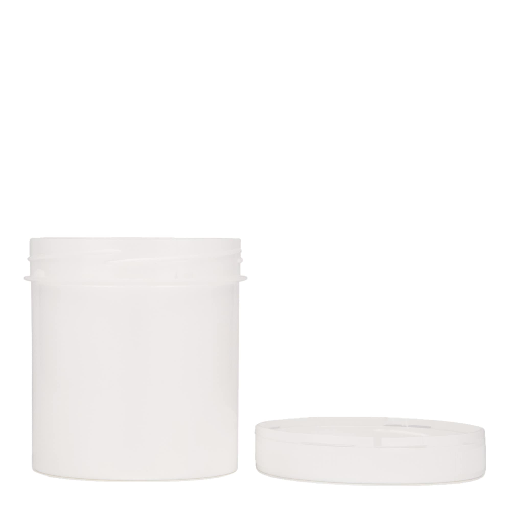 250 ml cutie din plastic „Securilock”, PP, alb, gura: capac cu filet