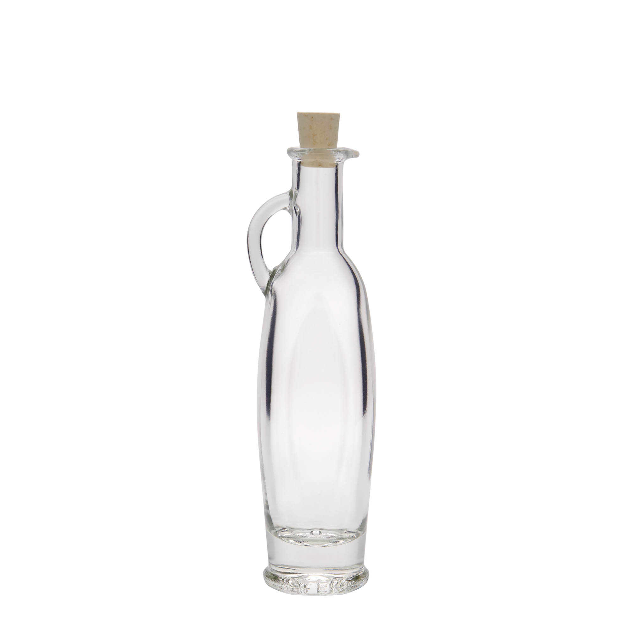 Sticlă de sticlă 100 ml „Eleganta”, ovală, gura: dop de plută