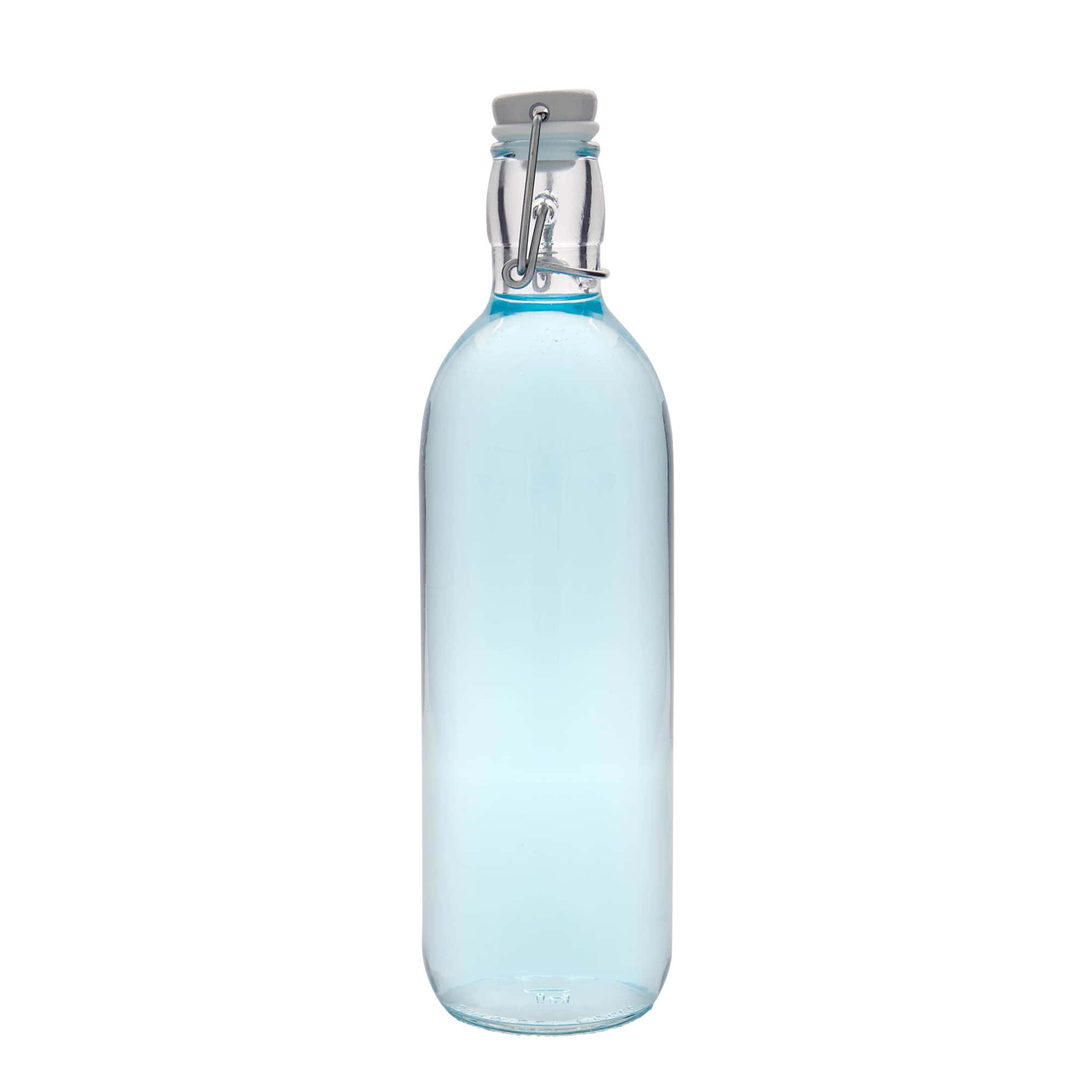 Sticlă de sticlă de 1.000 ml „Emilia”, gura: închidere cu clemă