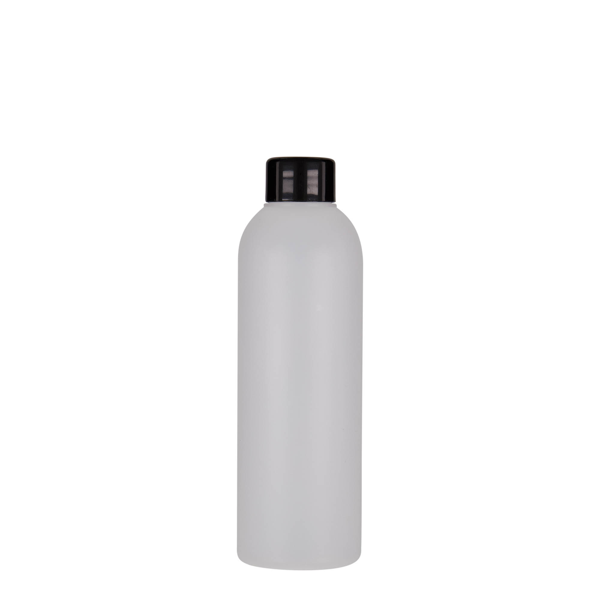 Flacon din plastic de 200 ml „Tuffy”, HDPE, natural, gura: 24/410 Flacon din plastic de 200 ml „Tuffy”, HDPE, natural, gura: 24/410