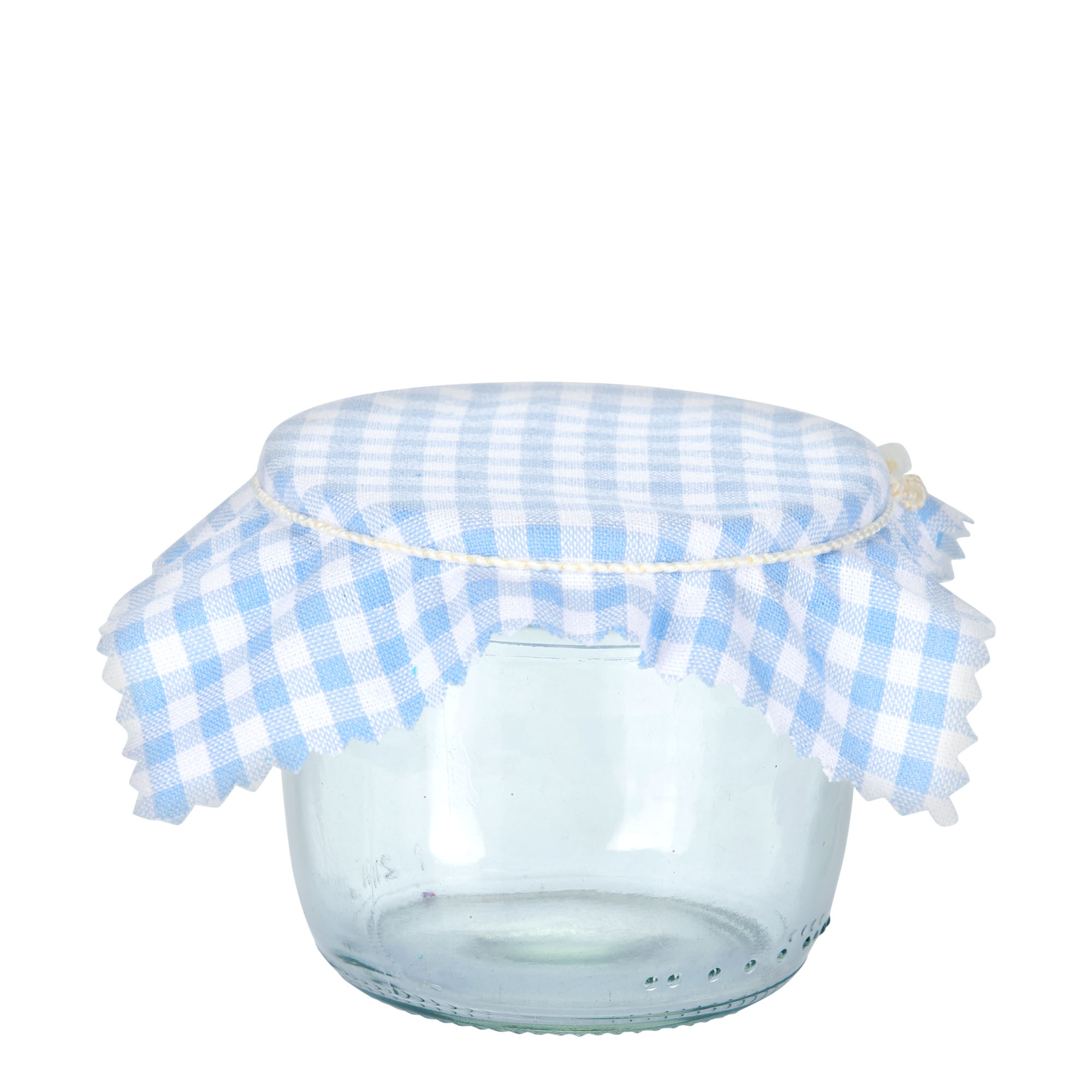 Șervețel textil pătrat 12x12, în carouri, culoare bleu deschis, deschidere: TO38-TO53