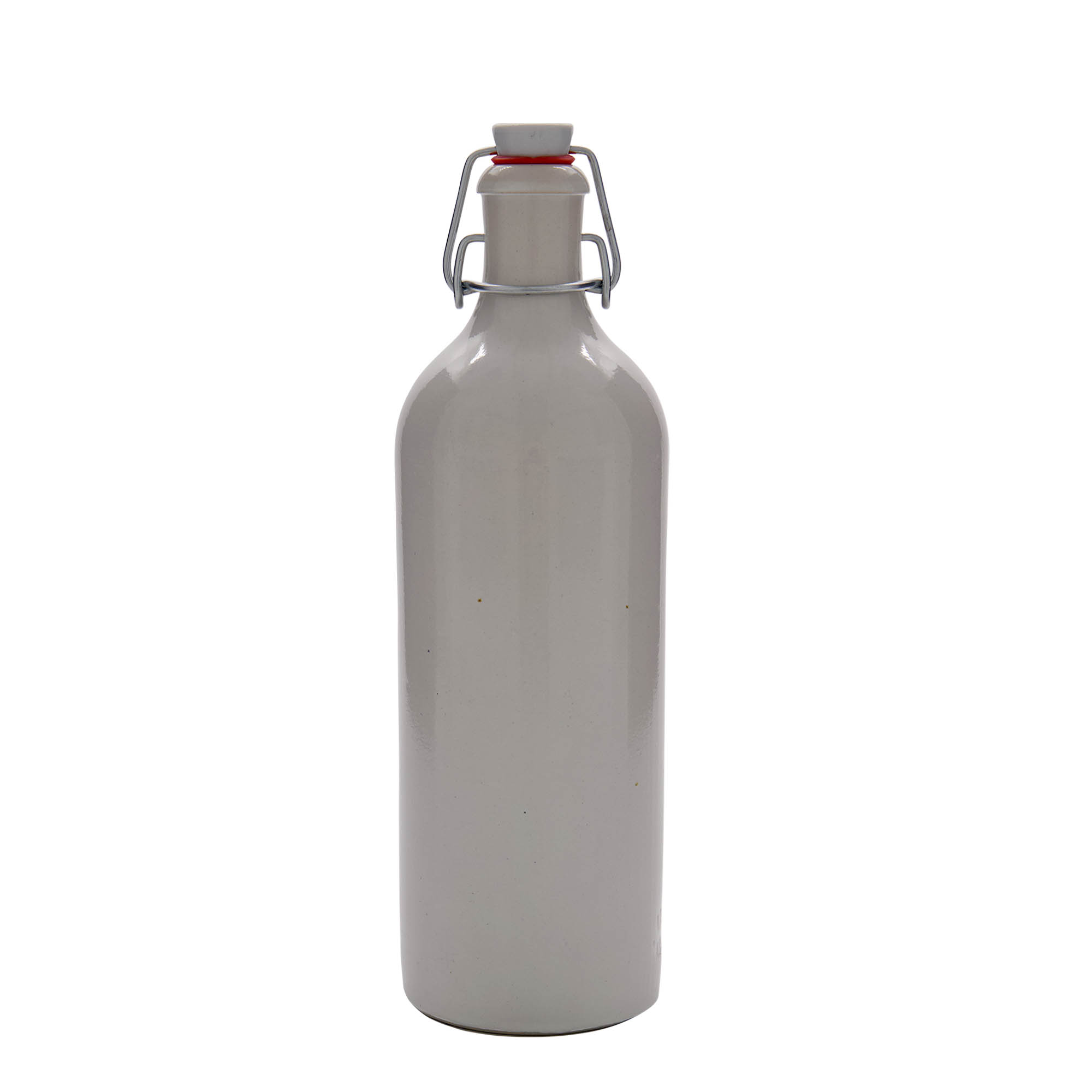 750 ml ulcior de lut, ceramică, alb, gura: capac cu clemă 750 ml ulcior de lut, ceramică, alb, gura: capac cu clemă