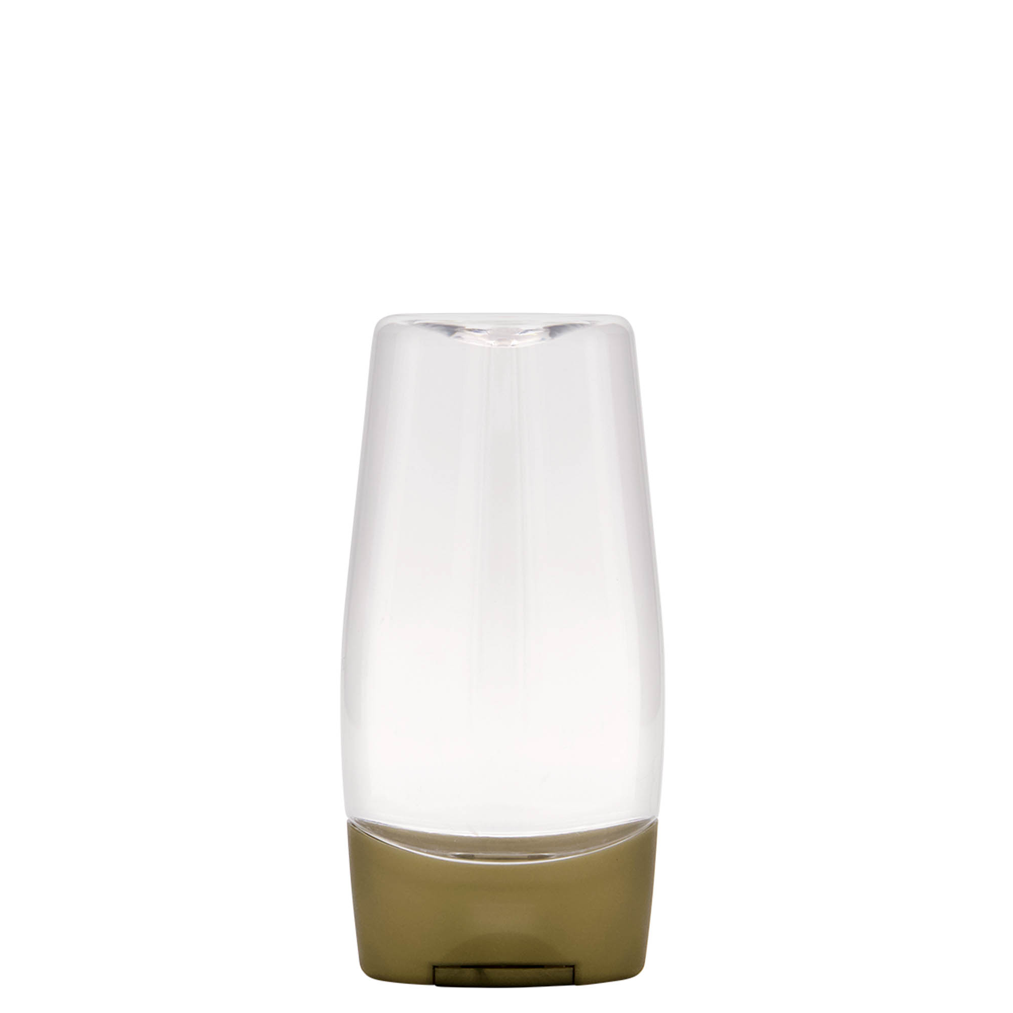 Sticlă PET de 200 ml „Squeeze”, ovală, din plastic