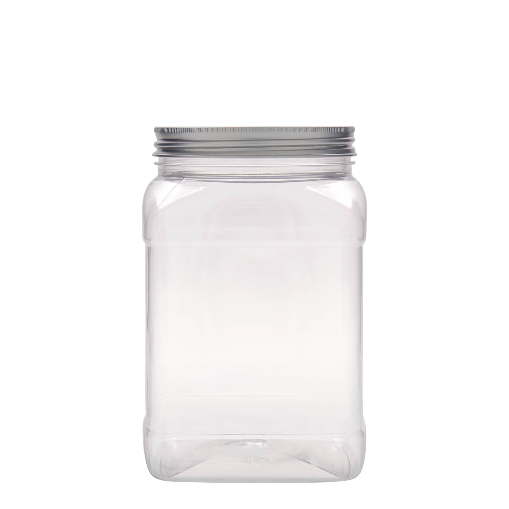 1.500 ml doză PET „Dana”, pătrată, plastic, gura: 100/400