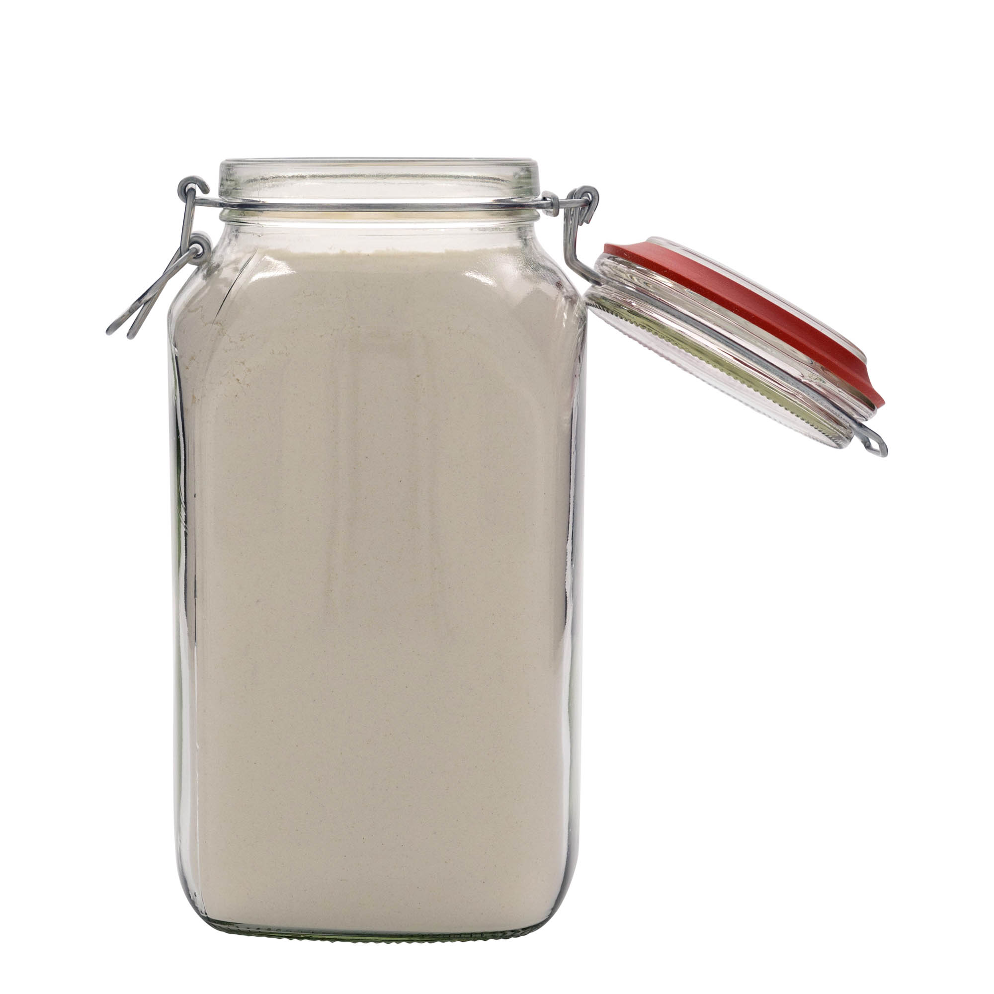 2.590 ml borcan cu clemă metalică #, pătrat, gura: închidere cu clemă metalică 2.590 ml borcan cu clemă metalică #, pătrat, gura: închidere cu clemă metalică