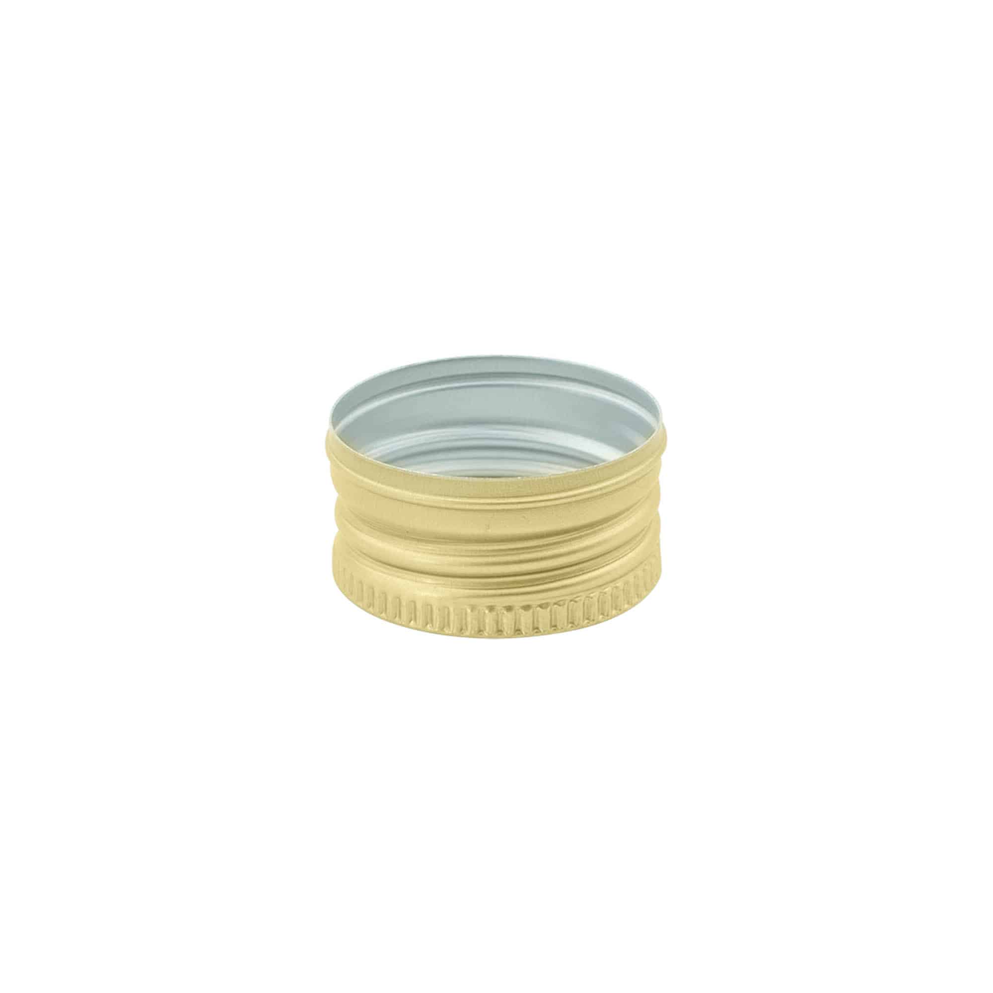 Capac cu filet, metal, auriu, pentru gura: PP 31,5