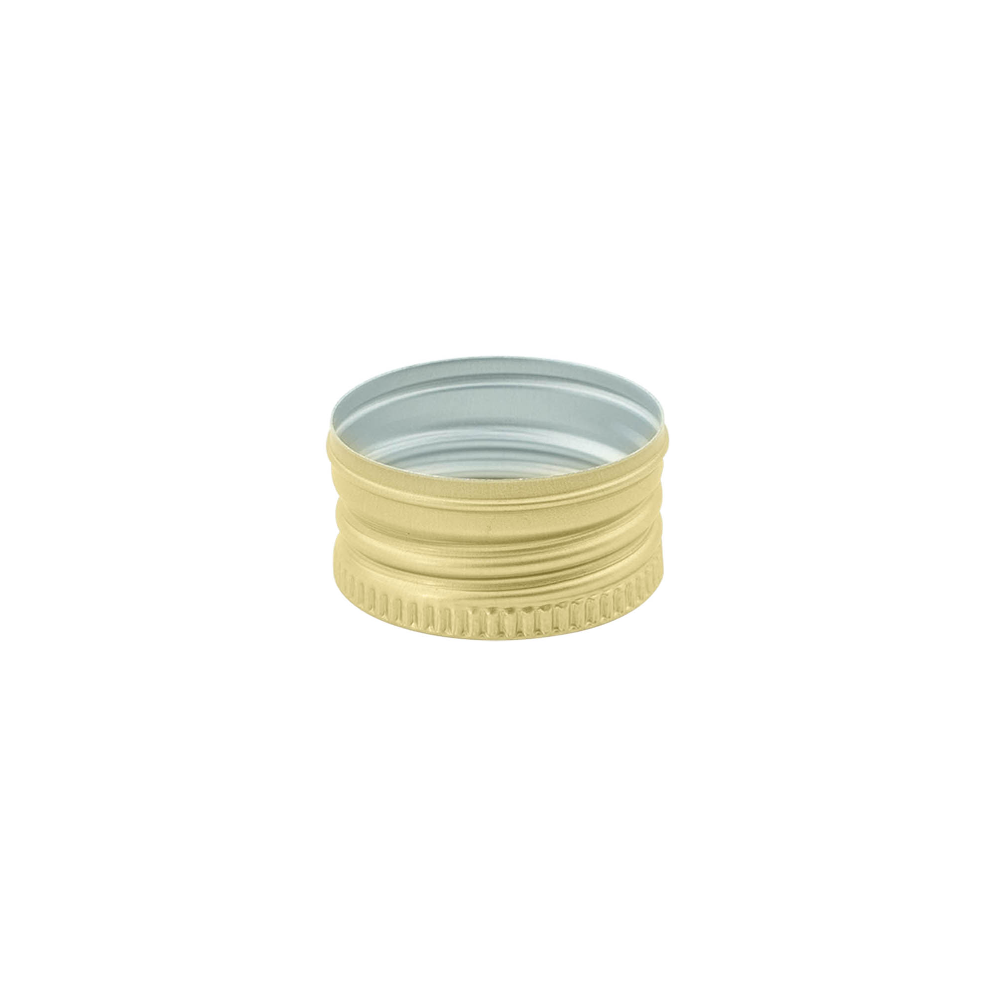 Capac cu filet, metal, auriu, pentru gura: PP 31,5 Capac cu filet, metal, auriu, pentru gura: PP 31,5