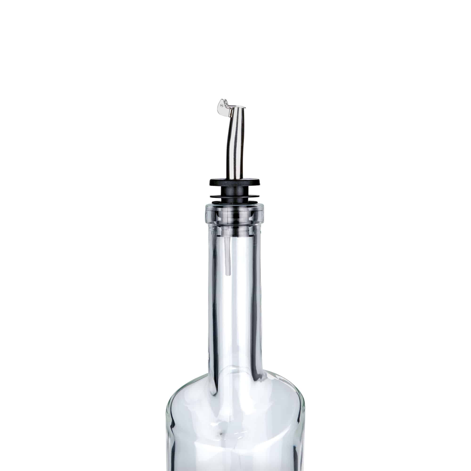Dispenser inox cu clapetă metalică, oțel inoxidabil, argintiu