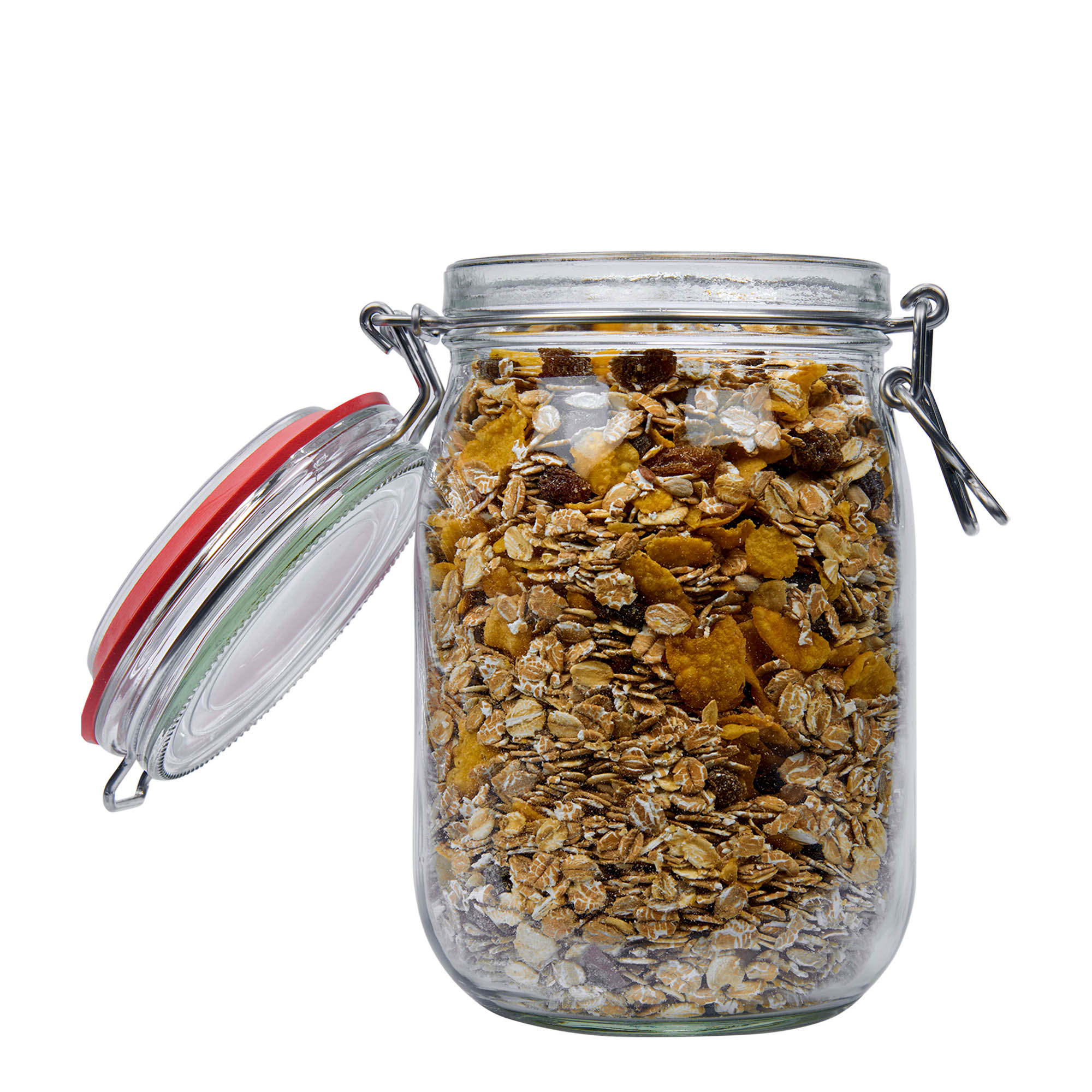 1.140 ml borcan cu clemă metalică #, gura: închidere cu clemă metalică