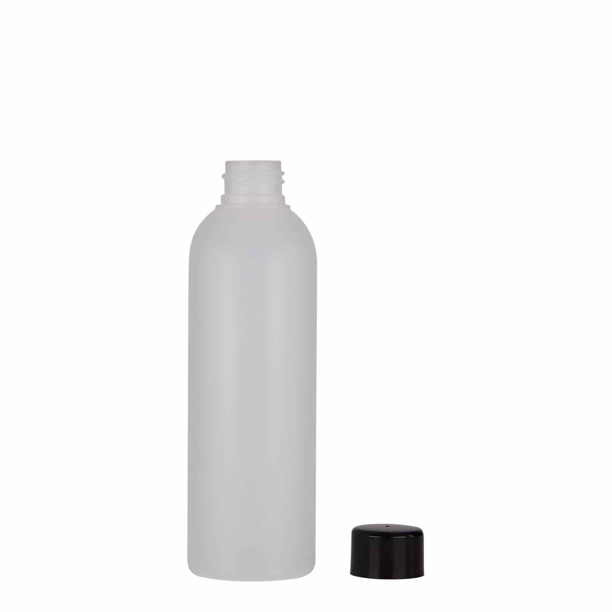 Flacon din plastic de 200 ml „Tuffy”, HDPE, natural, gura: 24/410